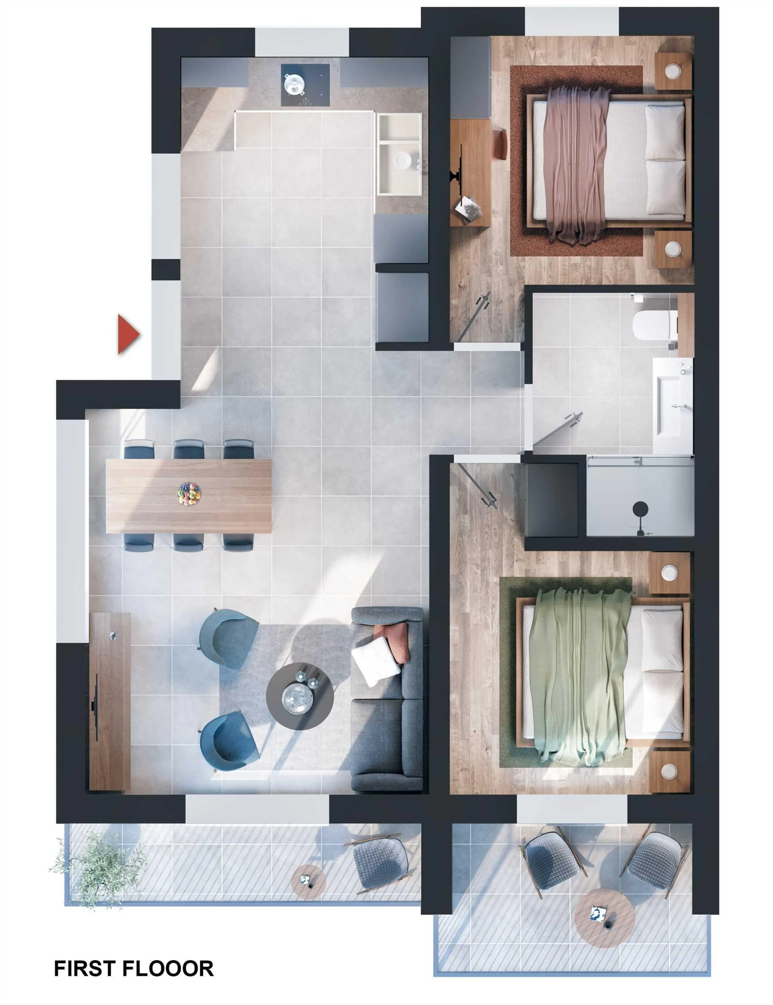 Plush Seaside Villa with Heated Pool — photograph 11