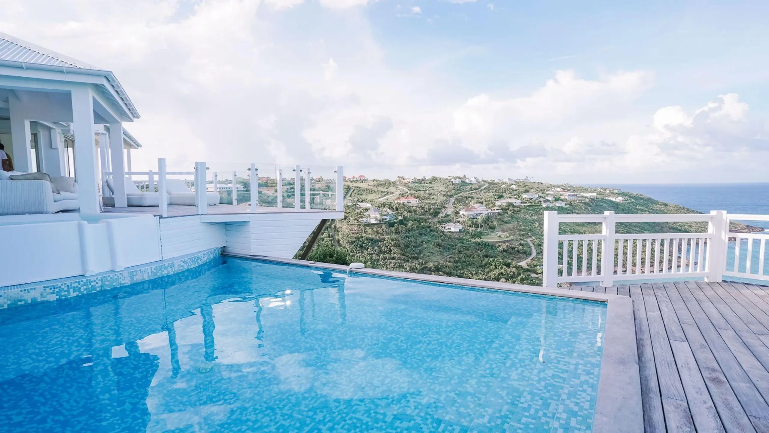 Opulent Hillside Sanctuary Overlooking the Bay and Grand Cul de Sac Lagoon, Vitet