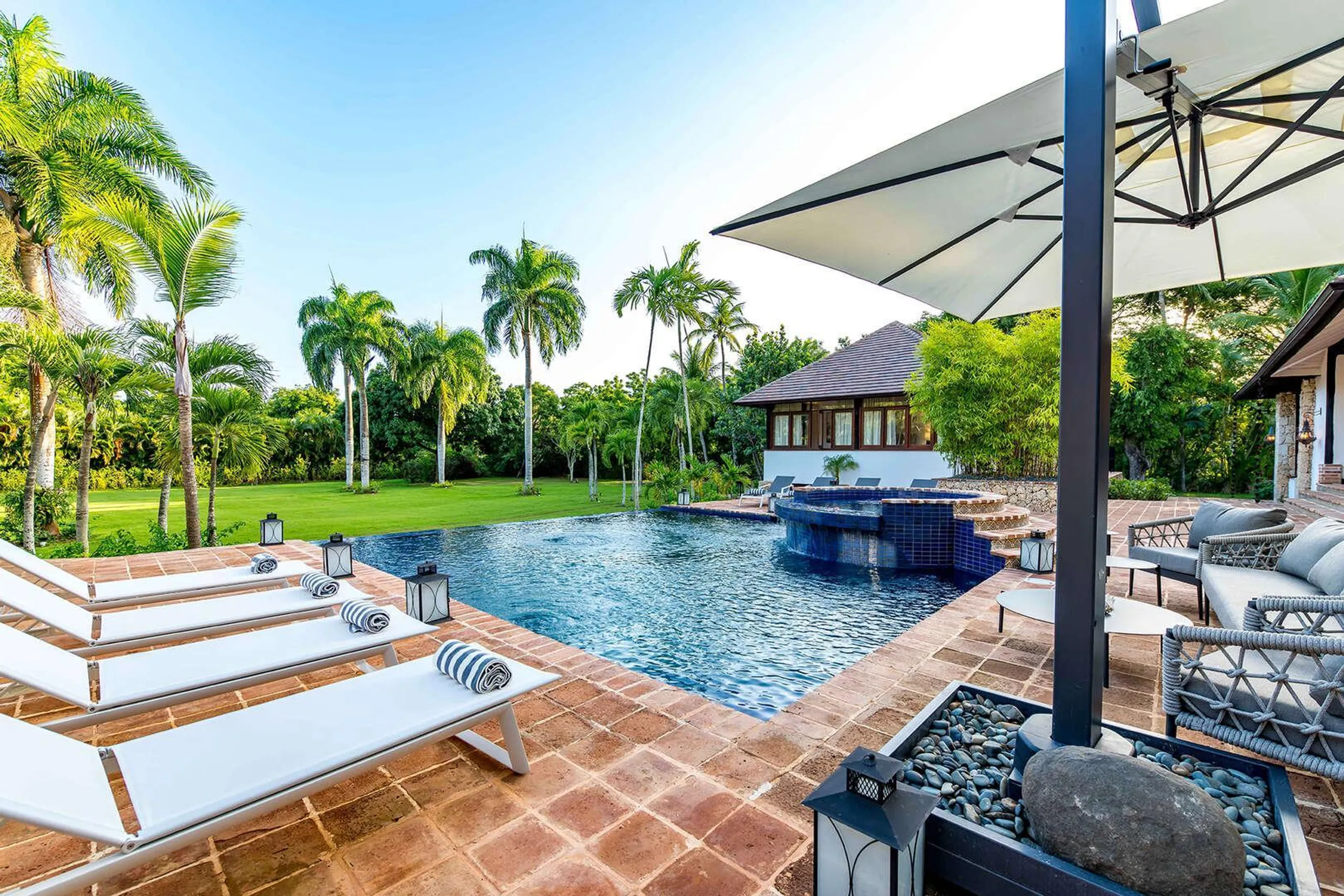 Casa de Campo's Dominican Styled with a Blend of Tropical Villa with Country Club Access, Dominican Republic
