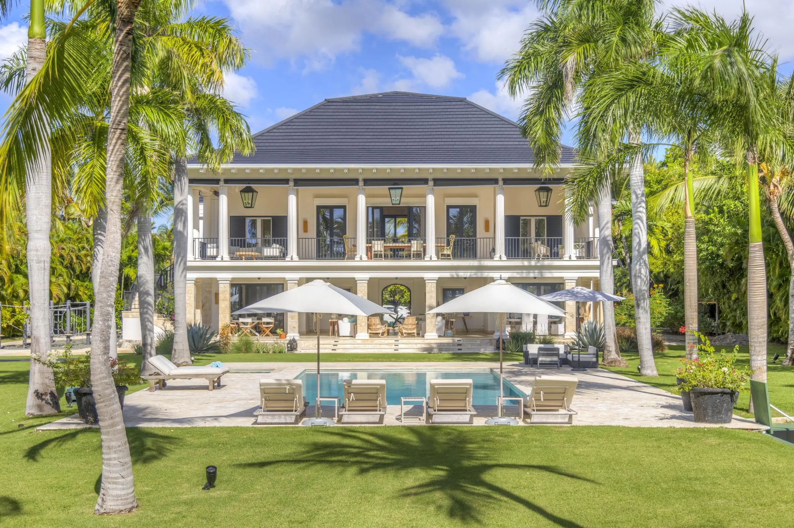 Serene 7 BR Beach Villa with Private Pool, Punta Cana