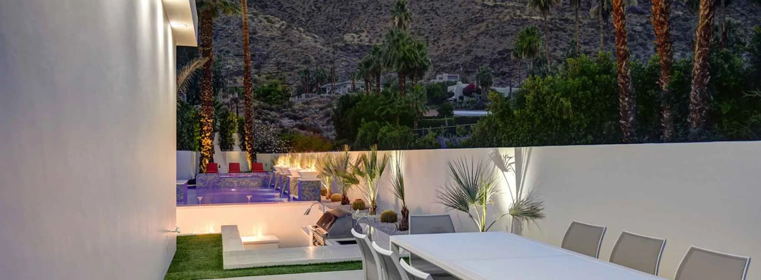 Palm Springs Designer Home: 1,800 Sq. Ft. Pool, 5 Master Suites & Mountain Views — photograph 11