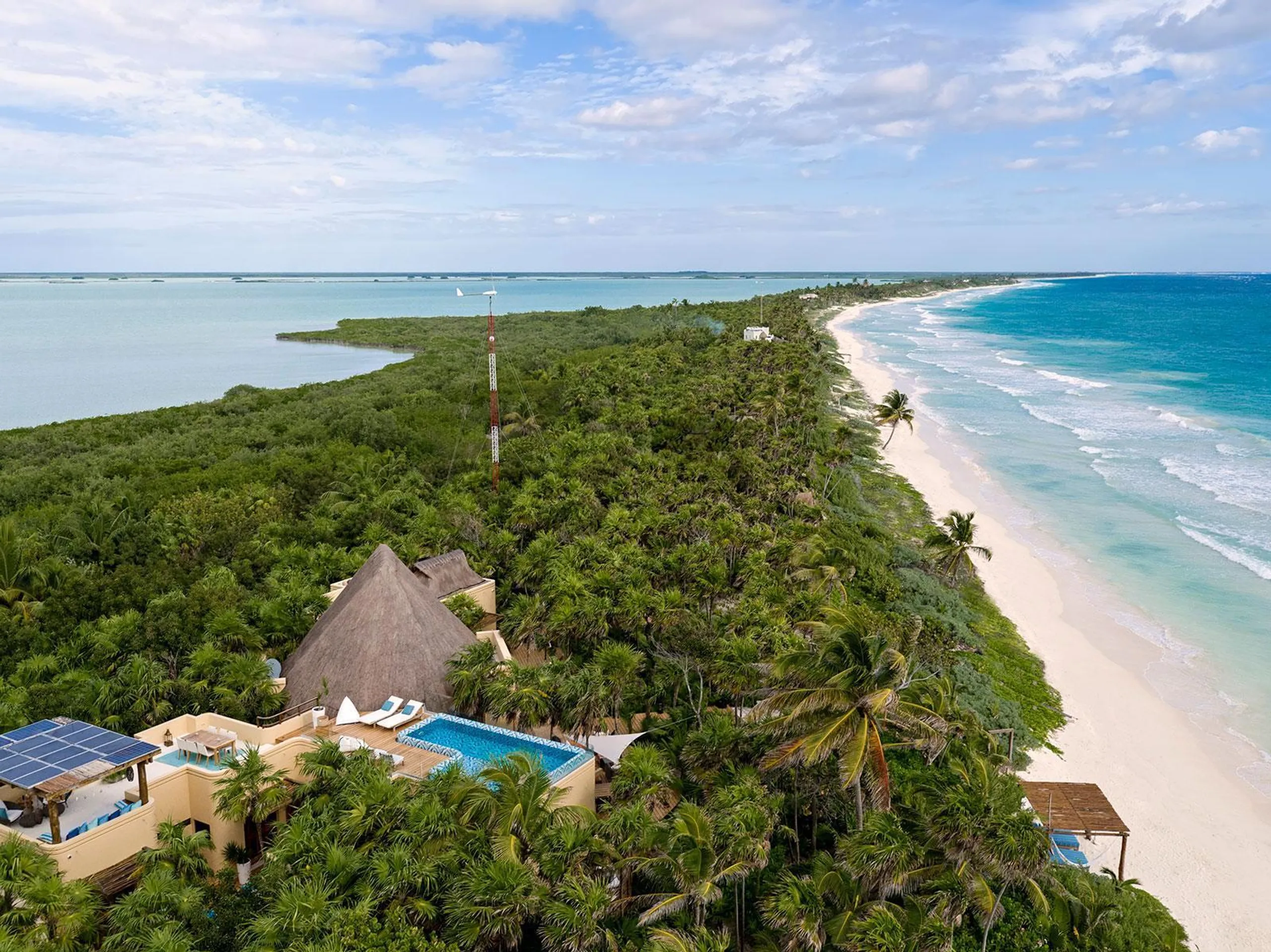 Contemporary Mayan Luxury with Private Pool and 100 Meters of Private Beachfront, Sian Kaan