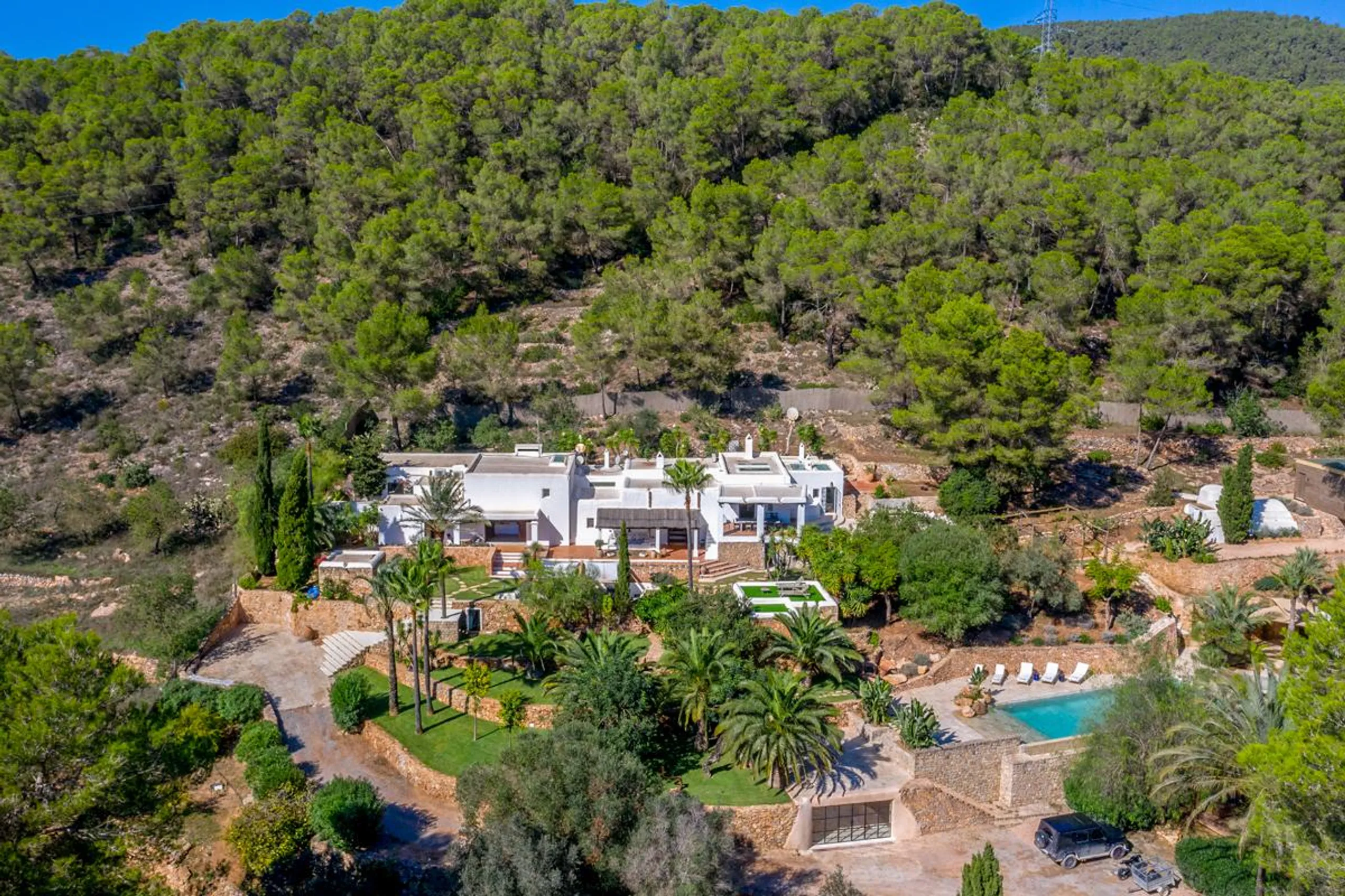 Princely Villa in San Joseph with Opulent Swimming Pool and Outdoor Terraces, Ibiza