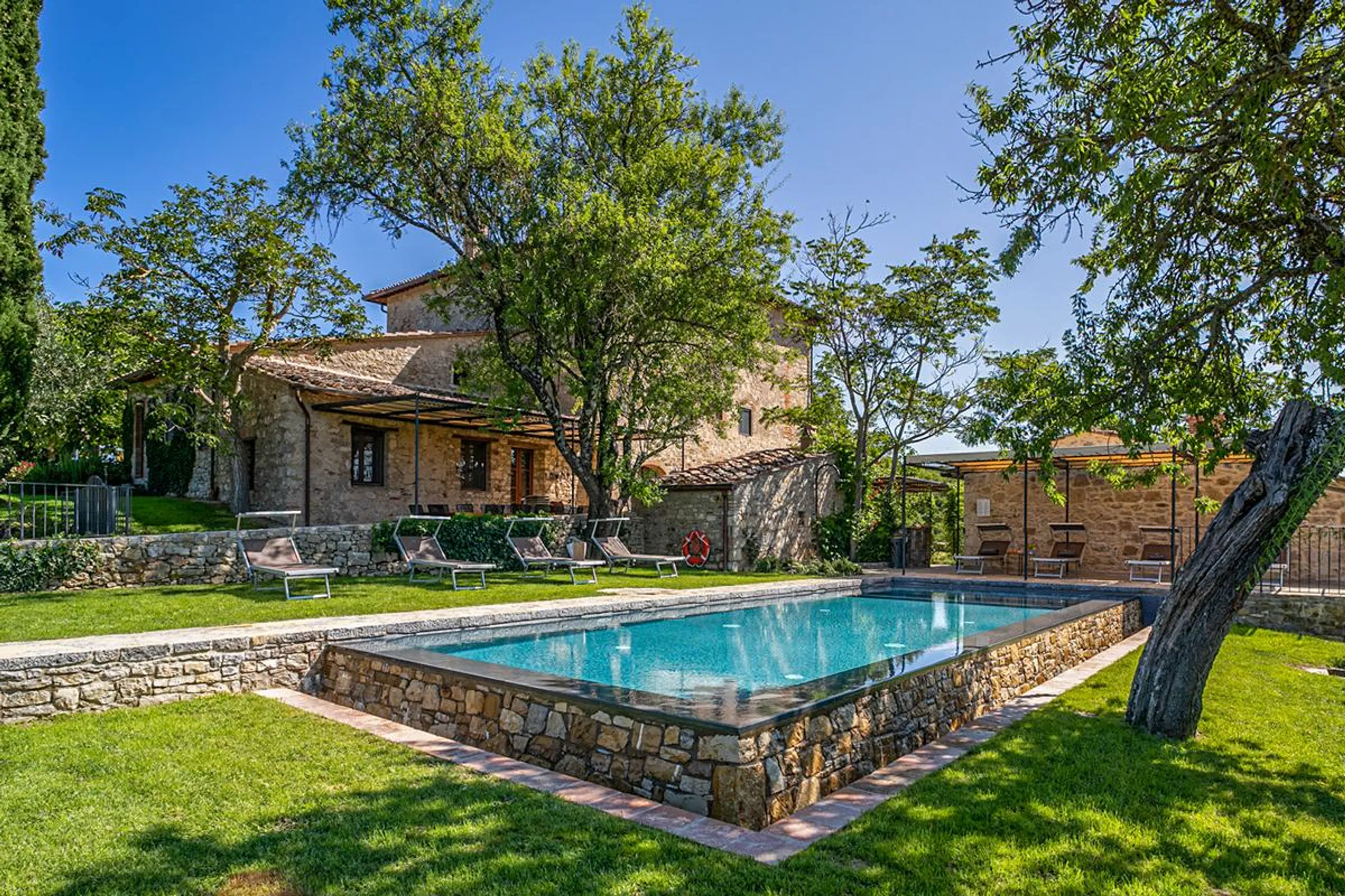 Stunning Tuscan Villa with Pool & Spa on Historic 800-Acre Chianti Estate, Radda in Chianti
