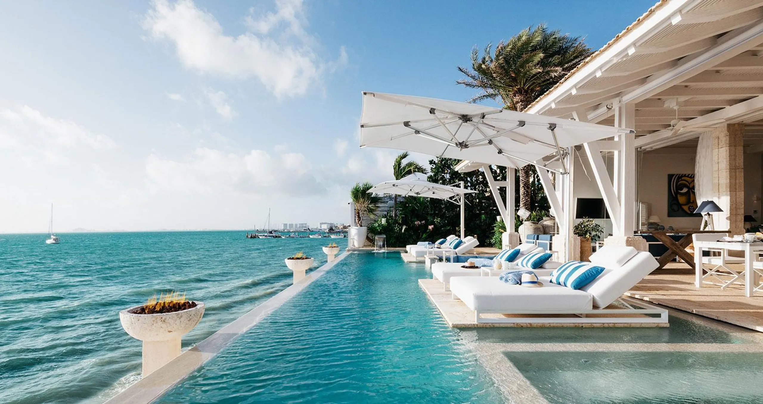 Stunning Contemporary Luxury Beach Front Estate with Infinity Pool, Riviera Maya