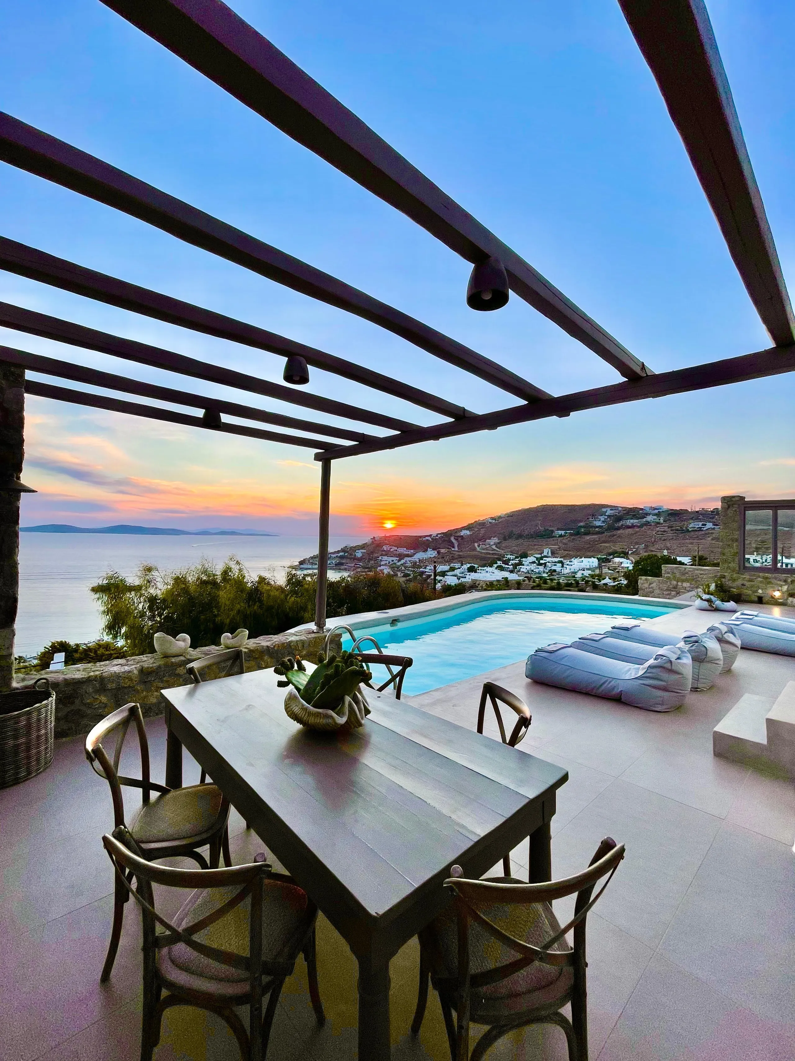 Ultimate Mykonos Sunset Coastal Charm Villa, Greece