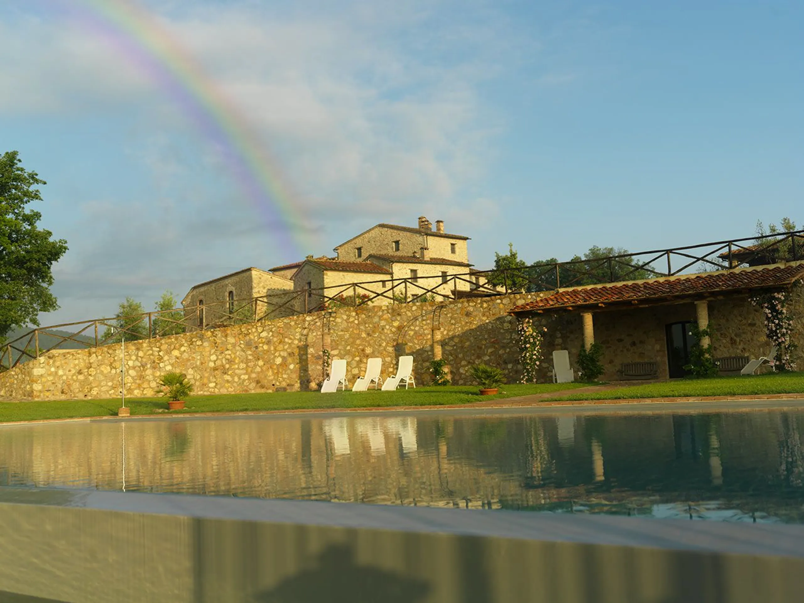 Regal Resort-Style Tuscan Estate with Life-Sized Chessboard, Private Pool, Gazebo, and Spa — photograph 2