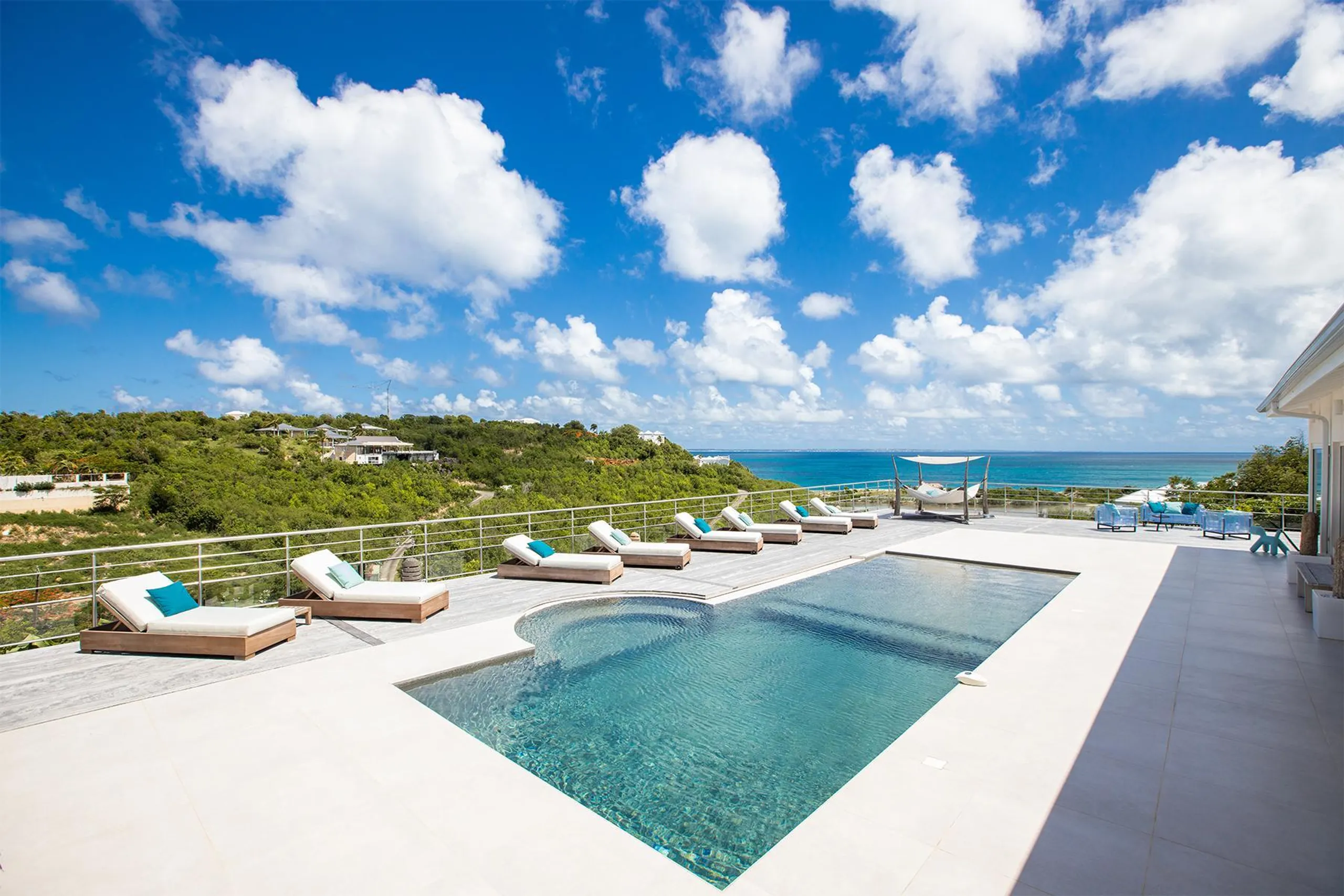 Breathtaking Luxe Estate with Private Pool and Views, Terres Basses