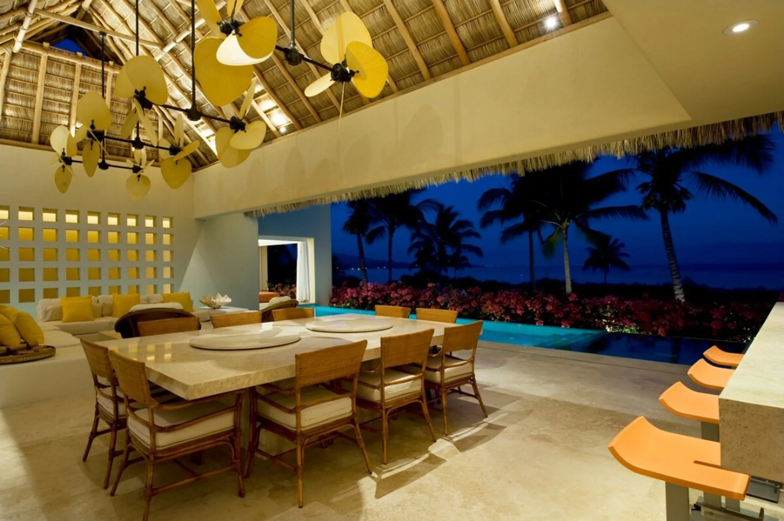Modern Punta Mita Villa with Ocean Views, Fire Pit & Golf Course Views — photograph 4