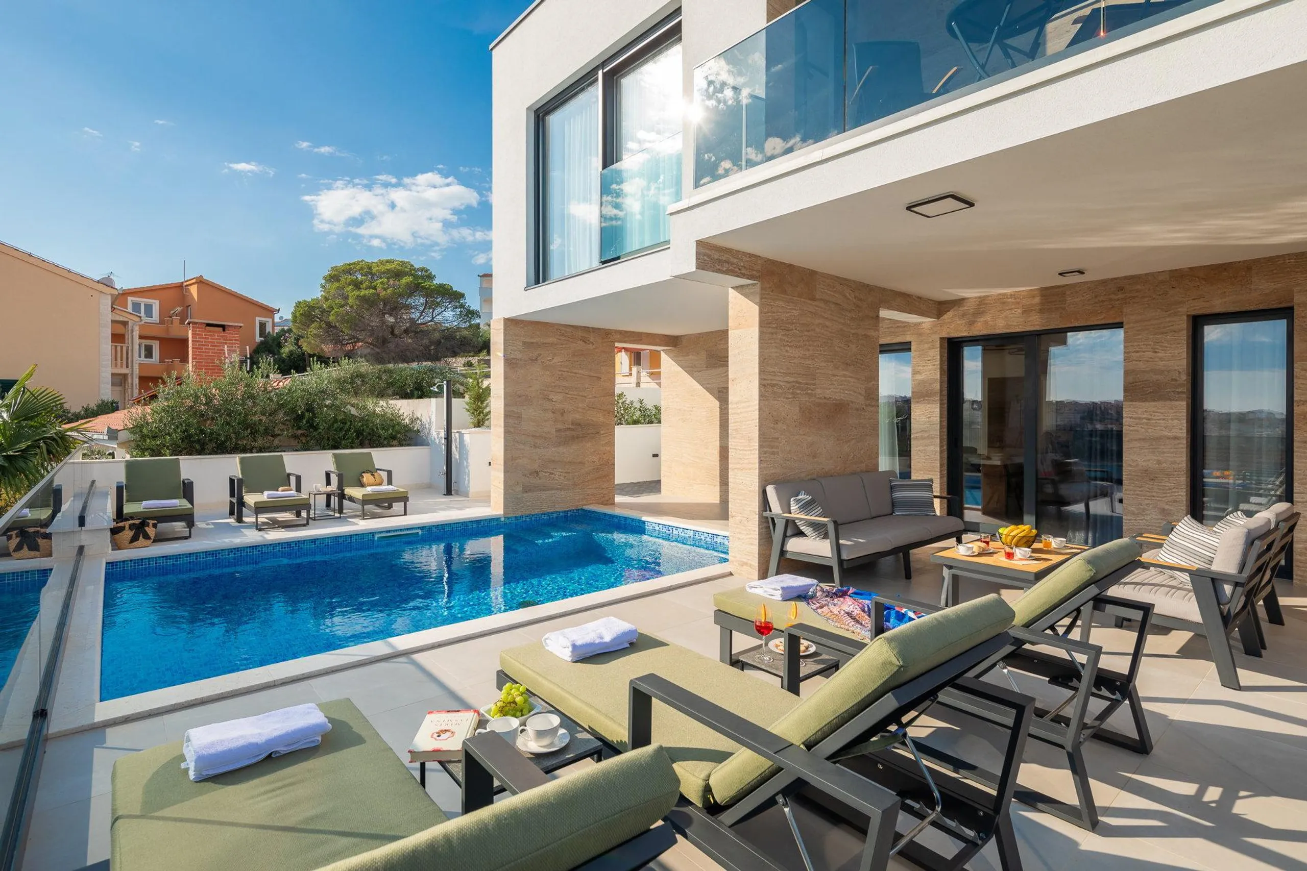 Posh Villa Oasis in Okrug Gornji with Pool Panoramic Views and Family-Friendly Amenities — photograph 7