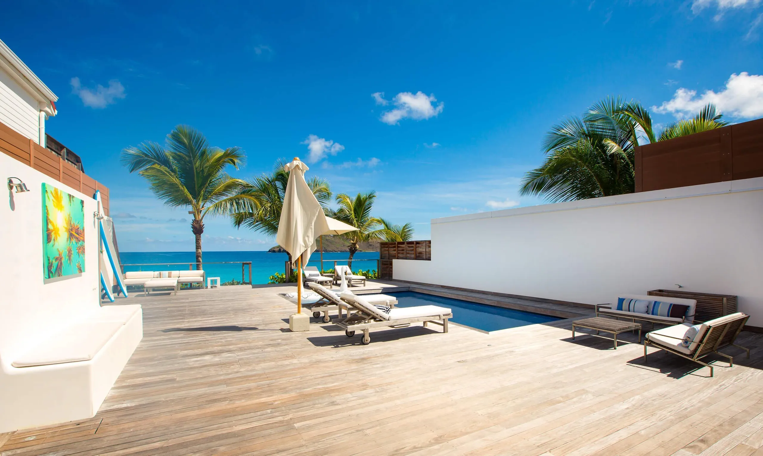 Beachfront Island Chic Villa with Private Pool in Flamands Beach — photograph 7