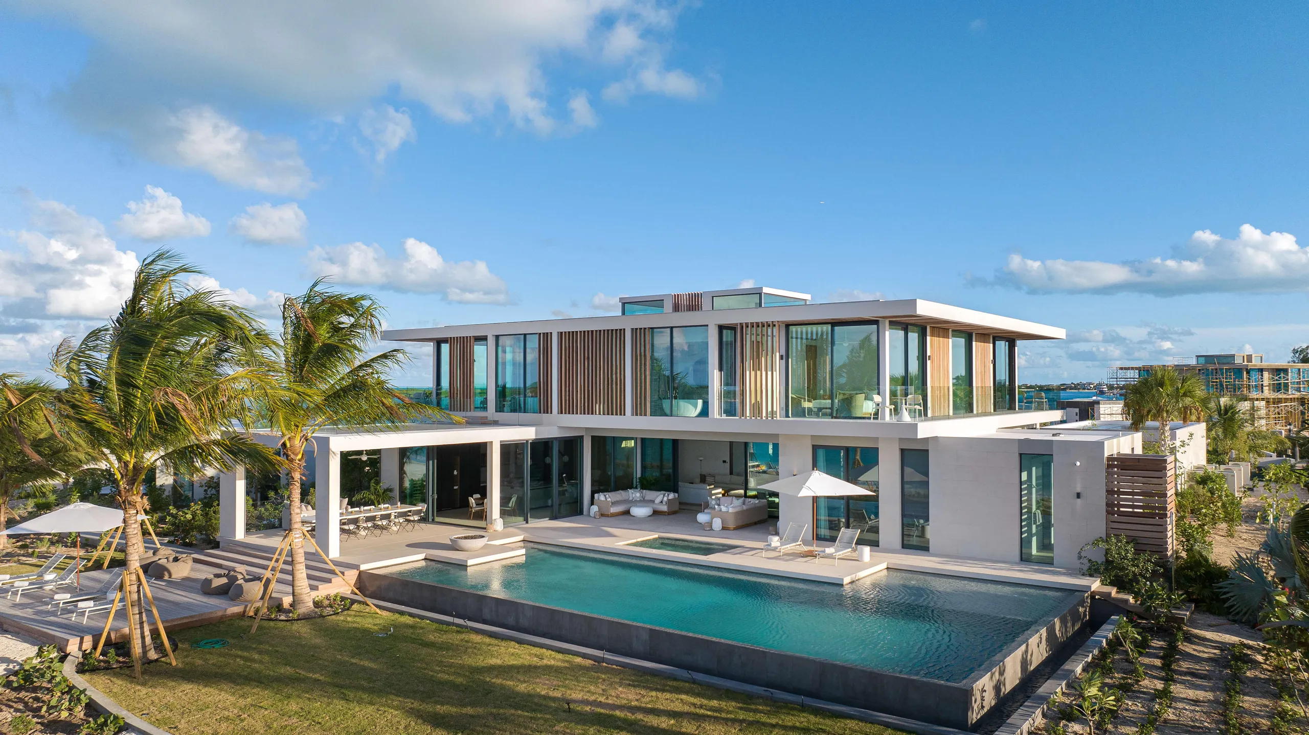 Plush and Artisinal Grace Bay's Finest Villa with Private Pool and Wraparound Views — photograph 8