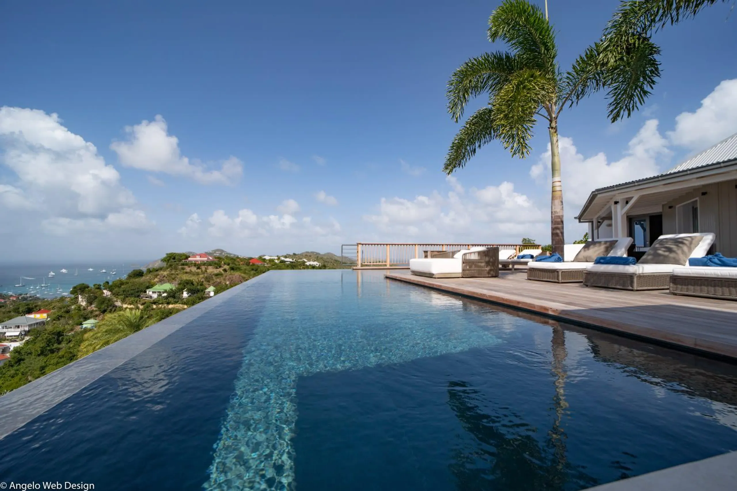 Chic Five-Bedroom Retreat with Infinity Pool, Jacuzzi, and Ocean Views, Saint Barthelemy