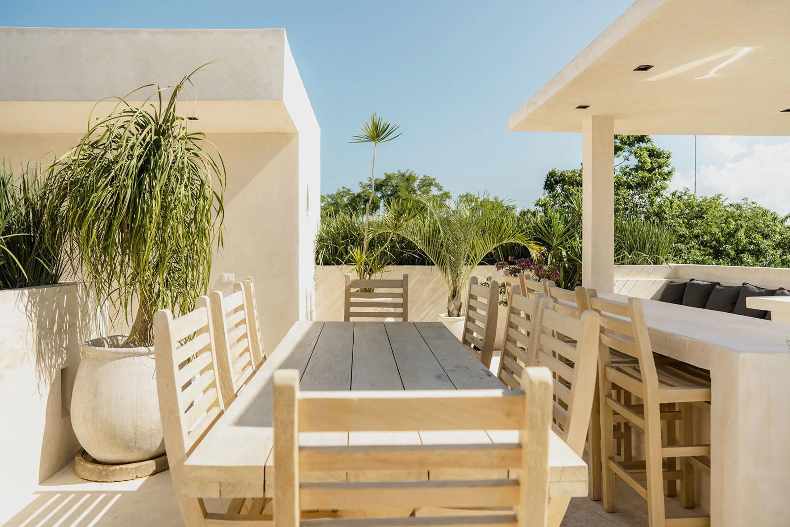 Lush and Tropical Tulum Eco-Luxe Villa with Rooftop Pool and Views — photograph 3