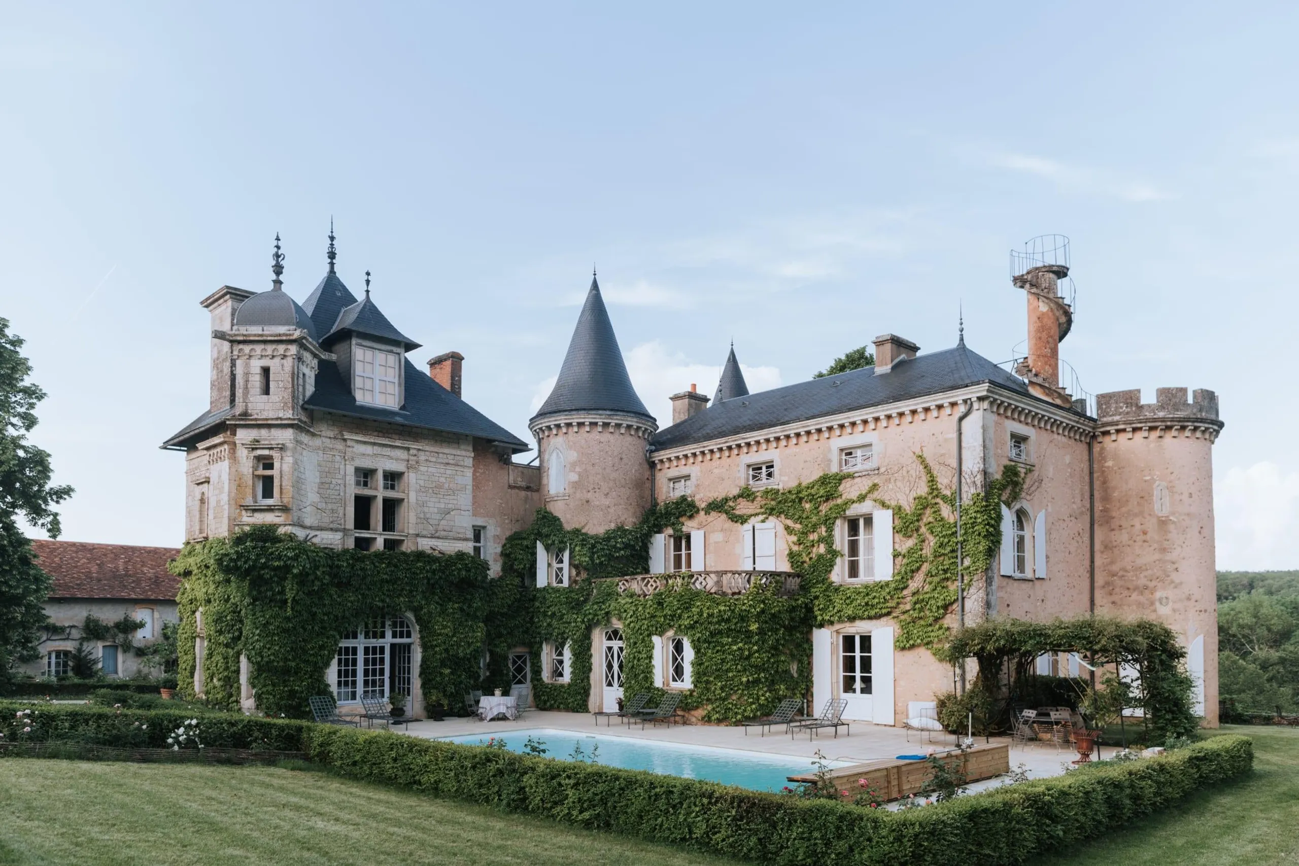 Breathtakingly Beautiful 16th Century Estate with Private Pools and Overlooking Views of Anglin River, Ingrandes