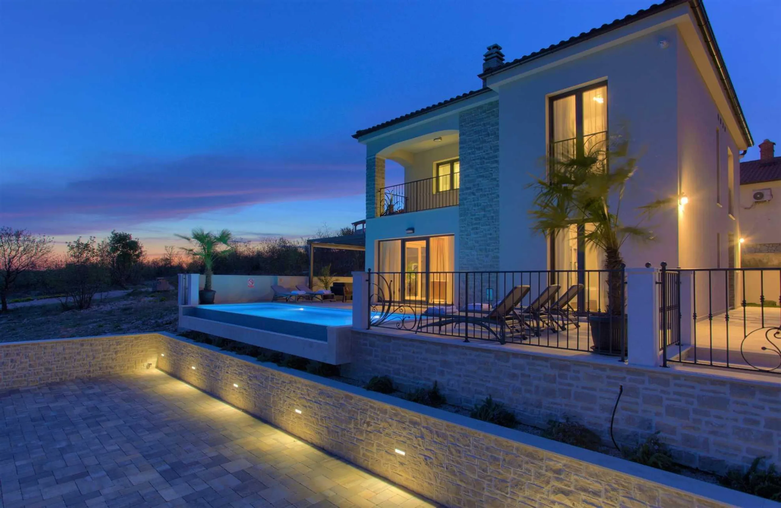 Light-filled Villa Haven with Infinity Pool on Krk Island, Vrbnik