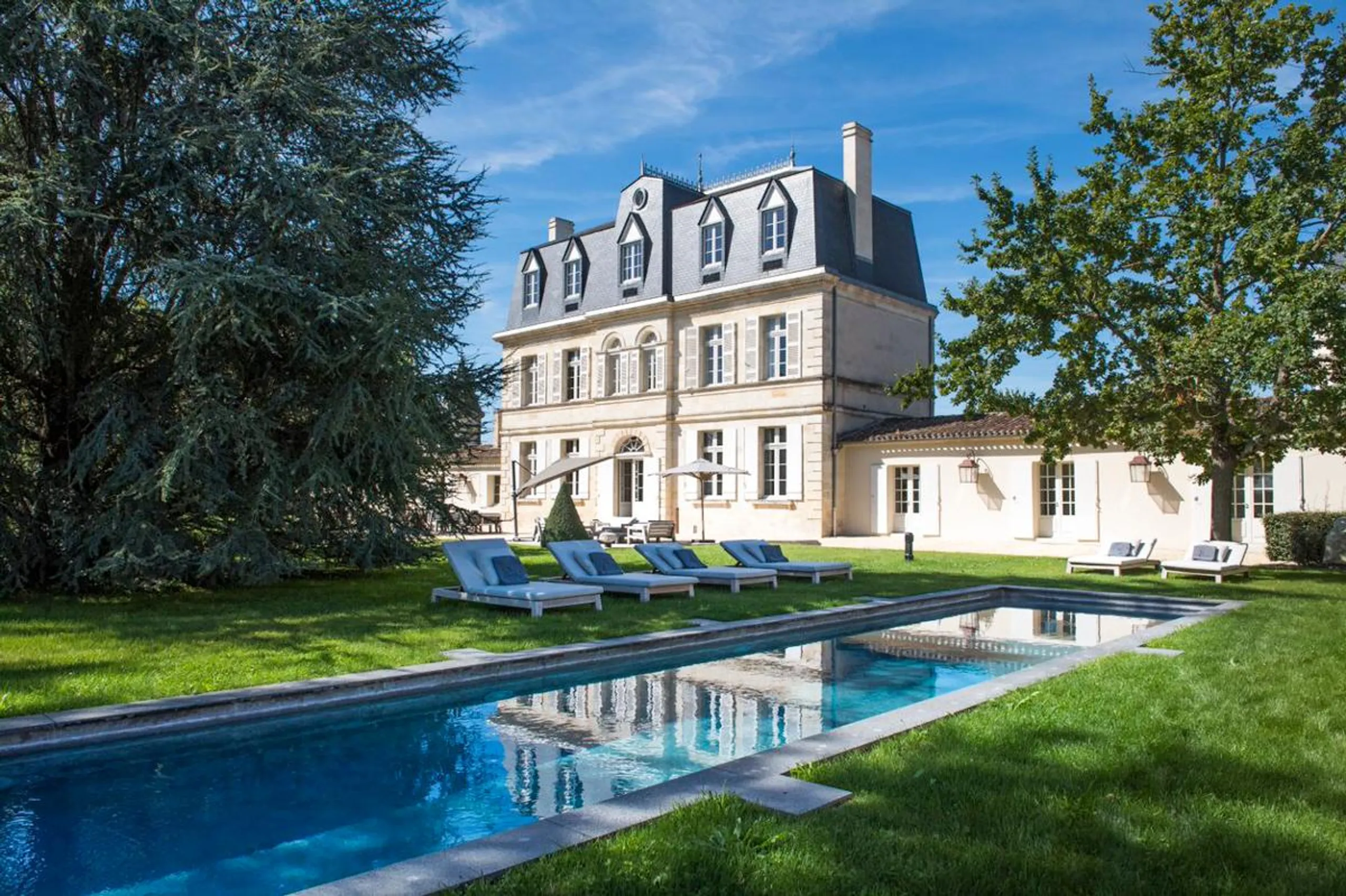 Phenomenal Neo-Classical Villa with Private Pool and Hectares of Surrounding Vines, Lamarque