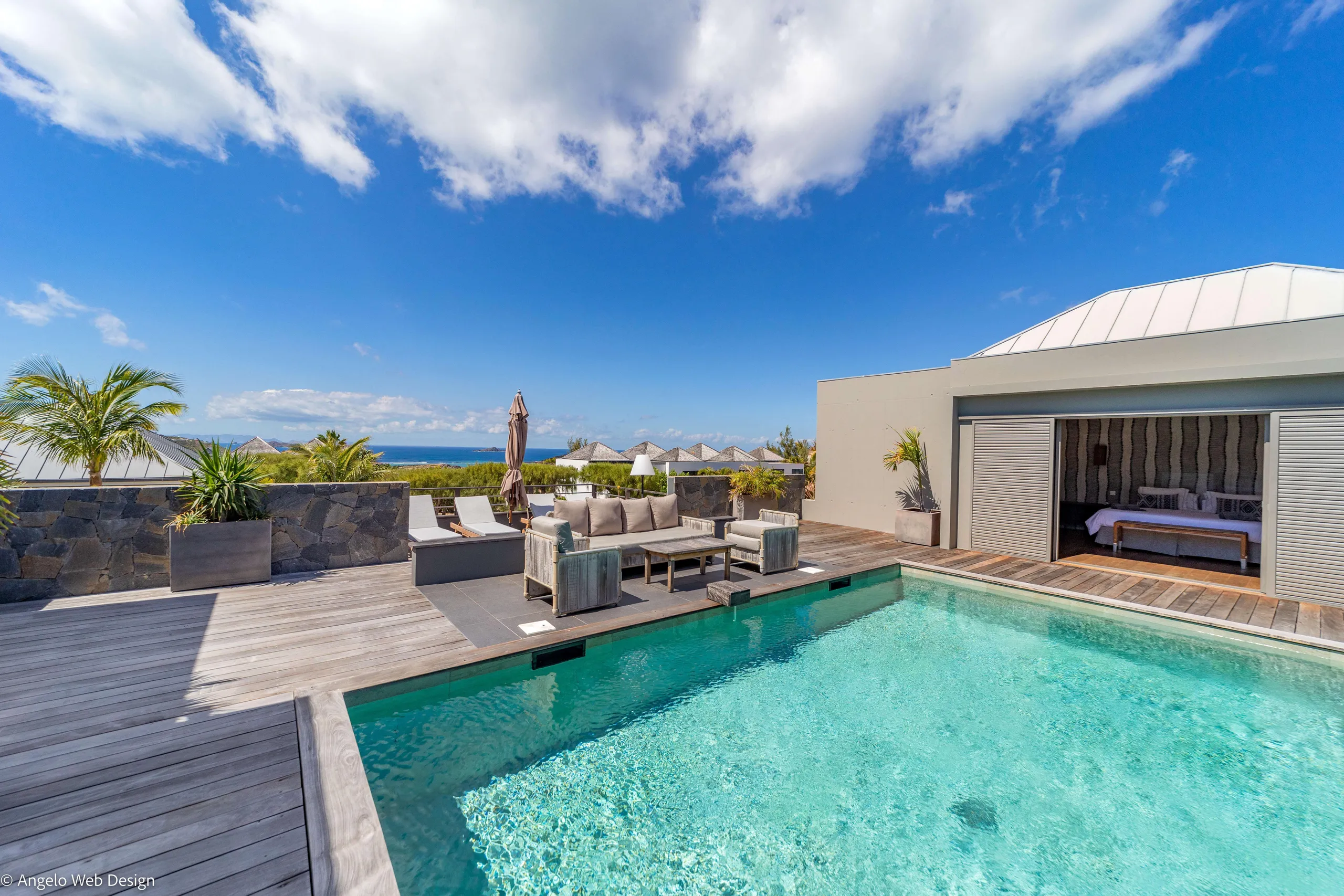 Exquisite Paradise Villa with Amazing Ocean View in Domaine du Levant, Saint-Barths — photograph 9