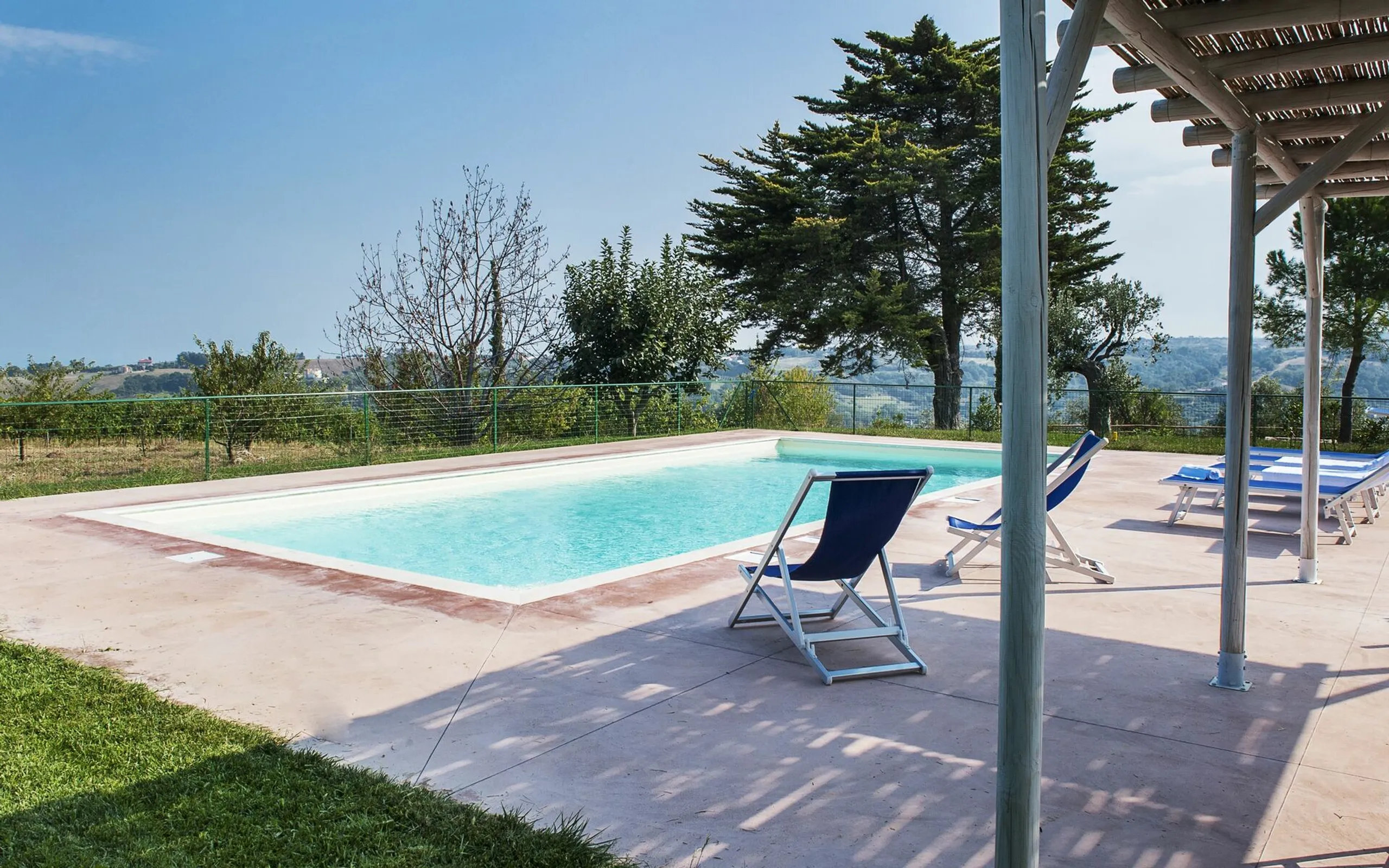 Marvelous Hilltop Villa with Great Views to the Adriatic Sea and Mountains in Cupra marittima