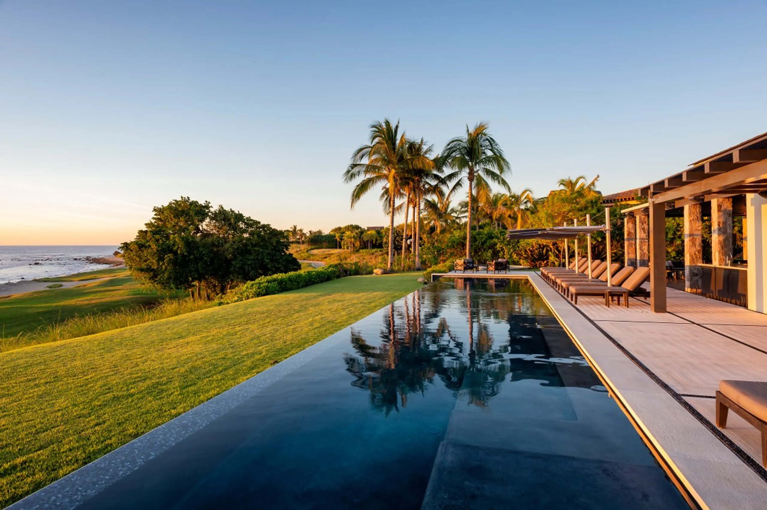Ornate Punta Mita Villa with 72-Foot Infinity Pool, Playfield and Ocean Views — photograph 3