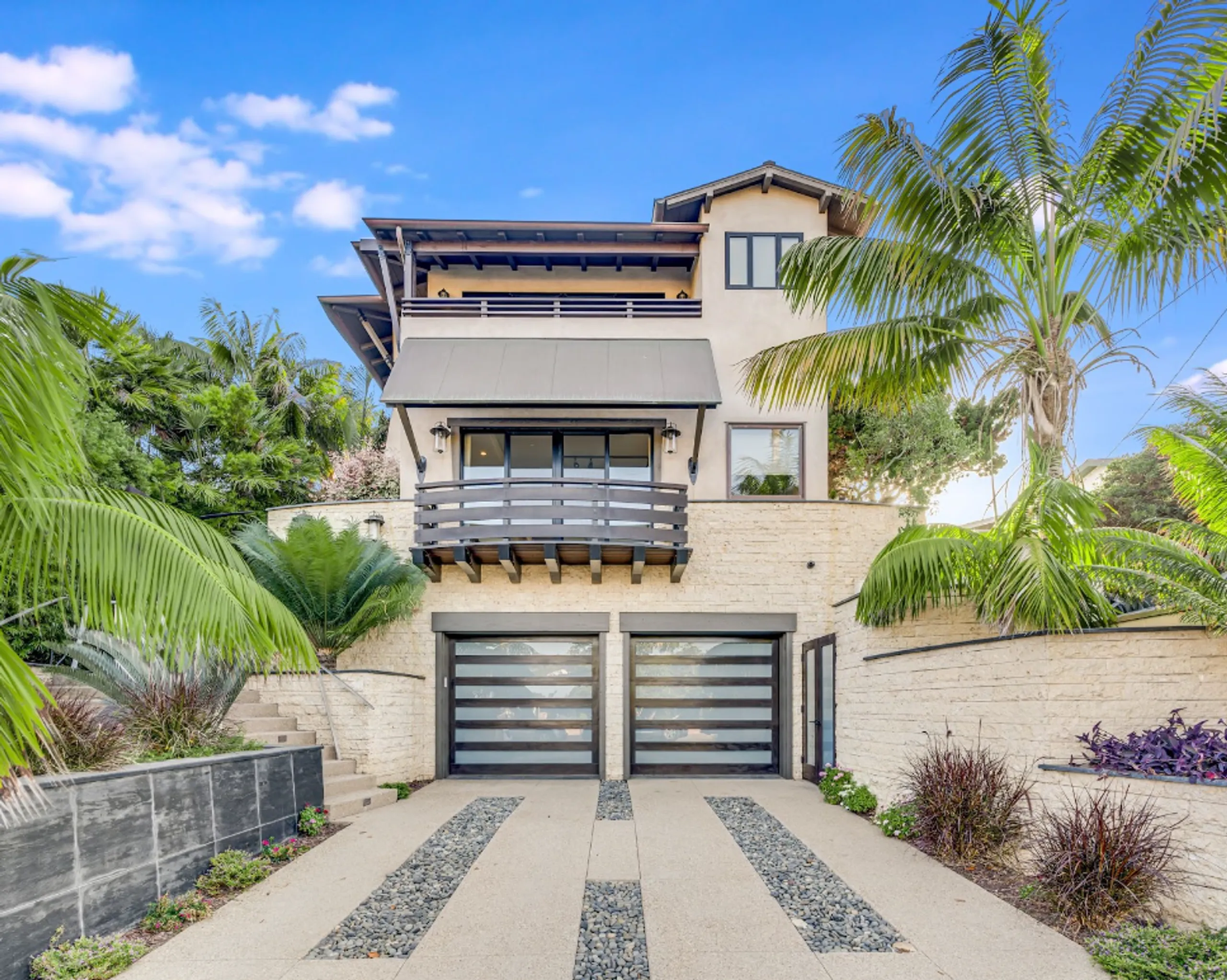 Elegant Three-Story Villa with Overlooking Pacific Ocean Views and North County Beaches Nearby, California