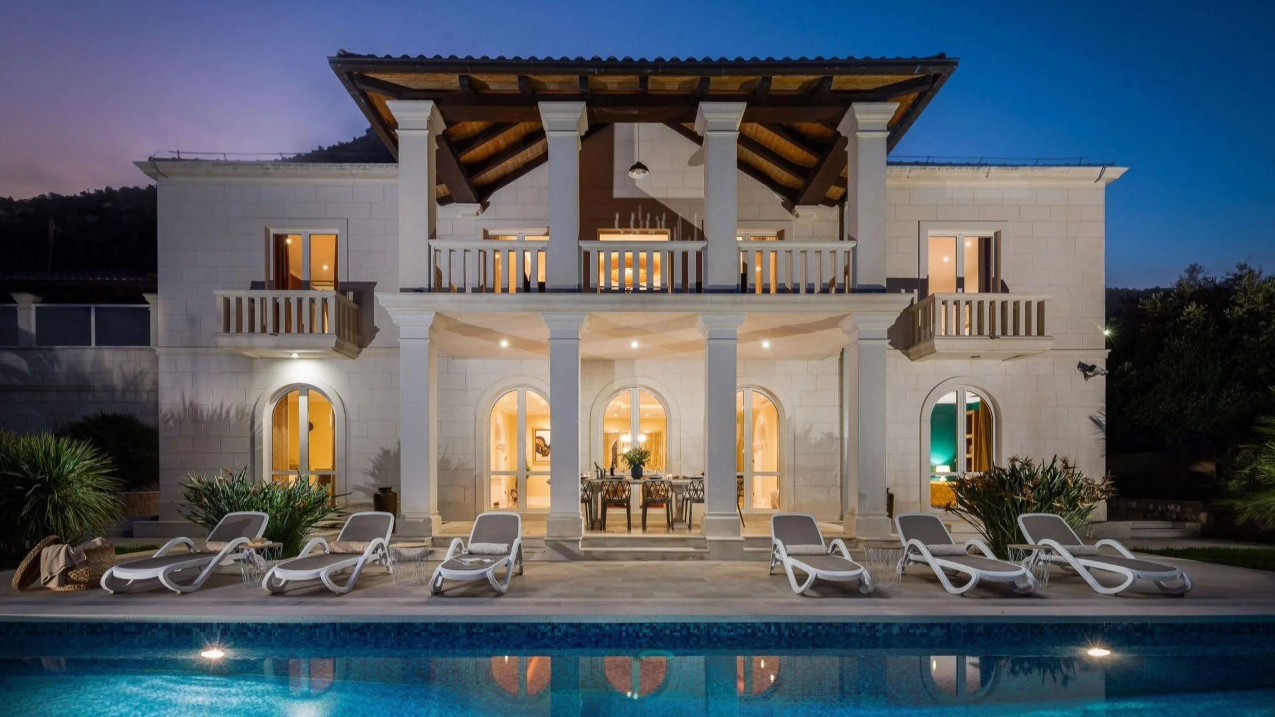 Captivating Coastal Villa with Invigorating Pool, Trsteno