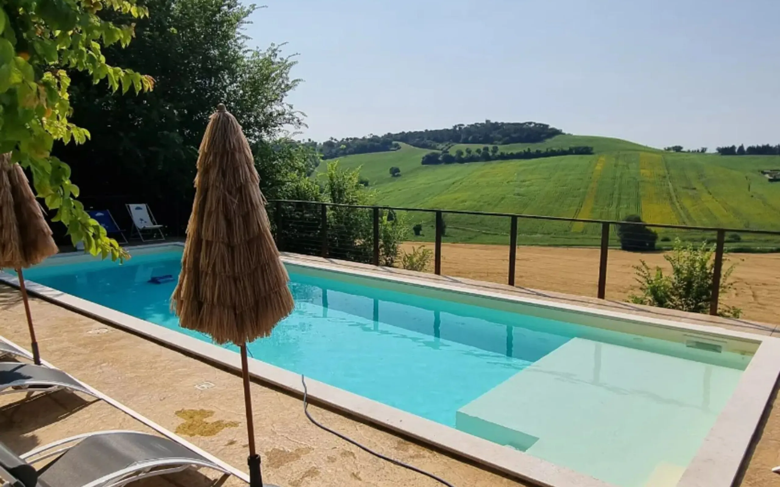 Enchanting Countryside Villa with Private Pool and Greenery Views, Loreto