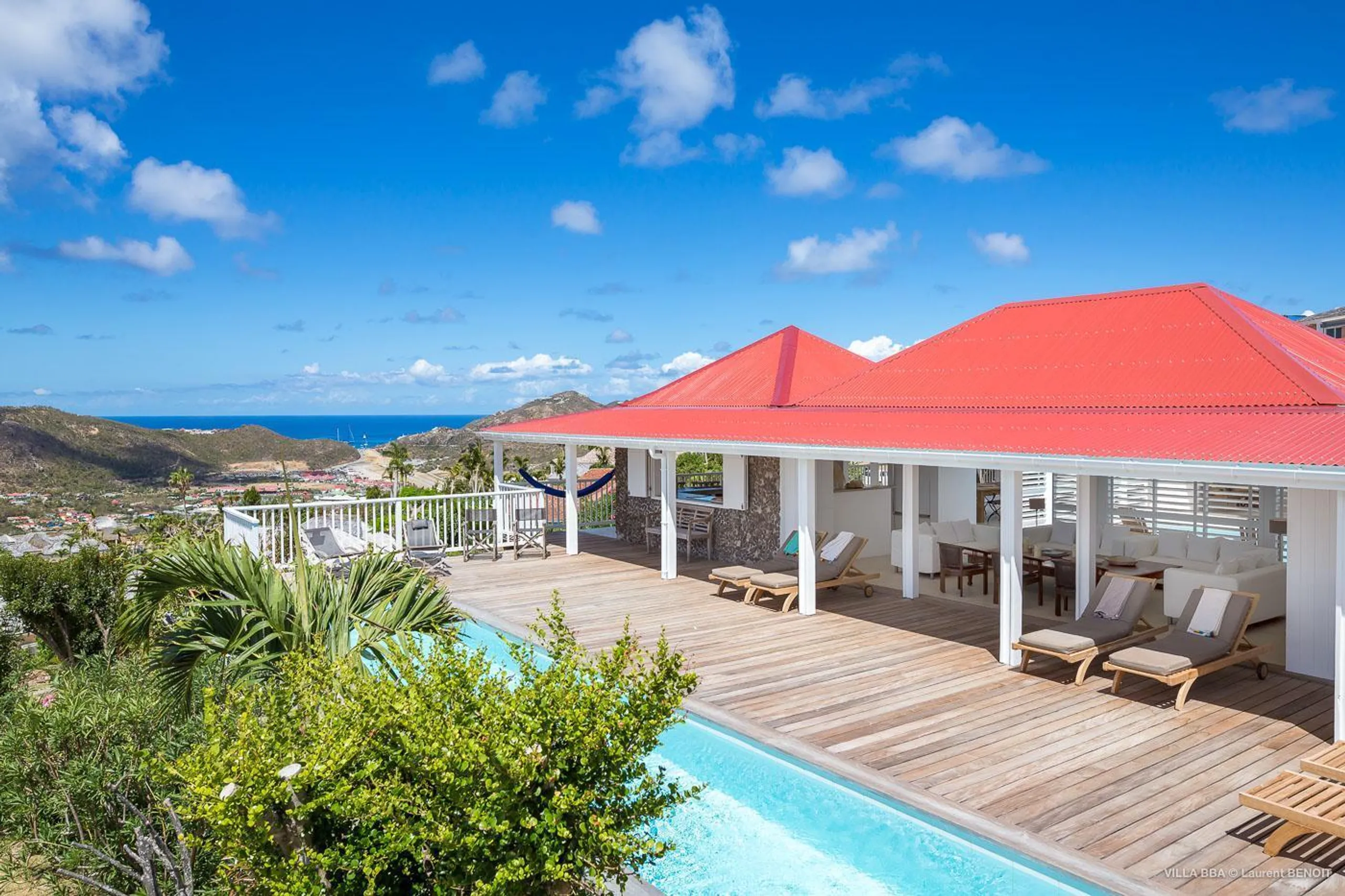 Palatial Paradise Estate with Private Pool and Ocean Views, St. Jean