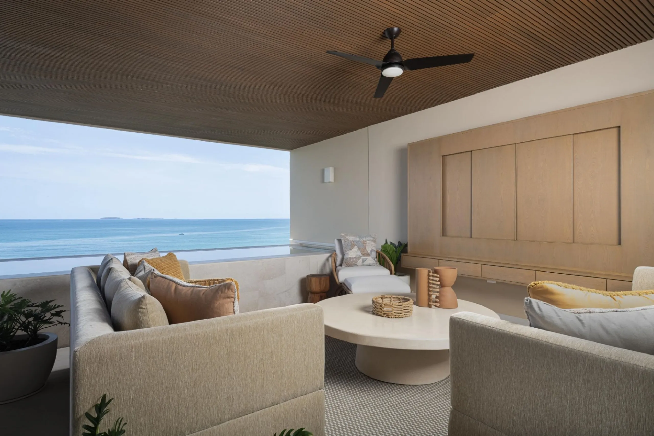 Tranquil Punta de Mita Oceanview Penthouse with Dual Infinity Pools & Rooftop Oasis — photograph 12