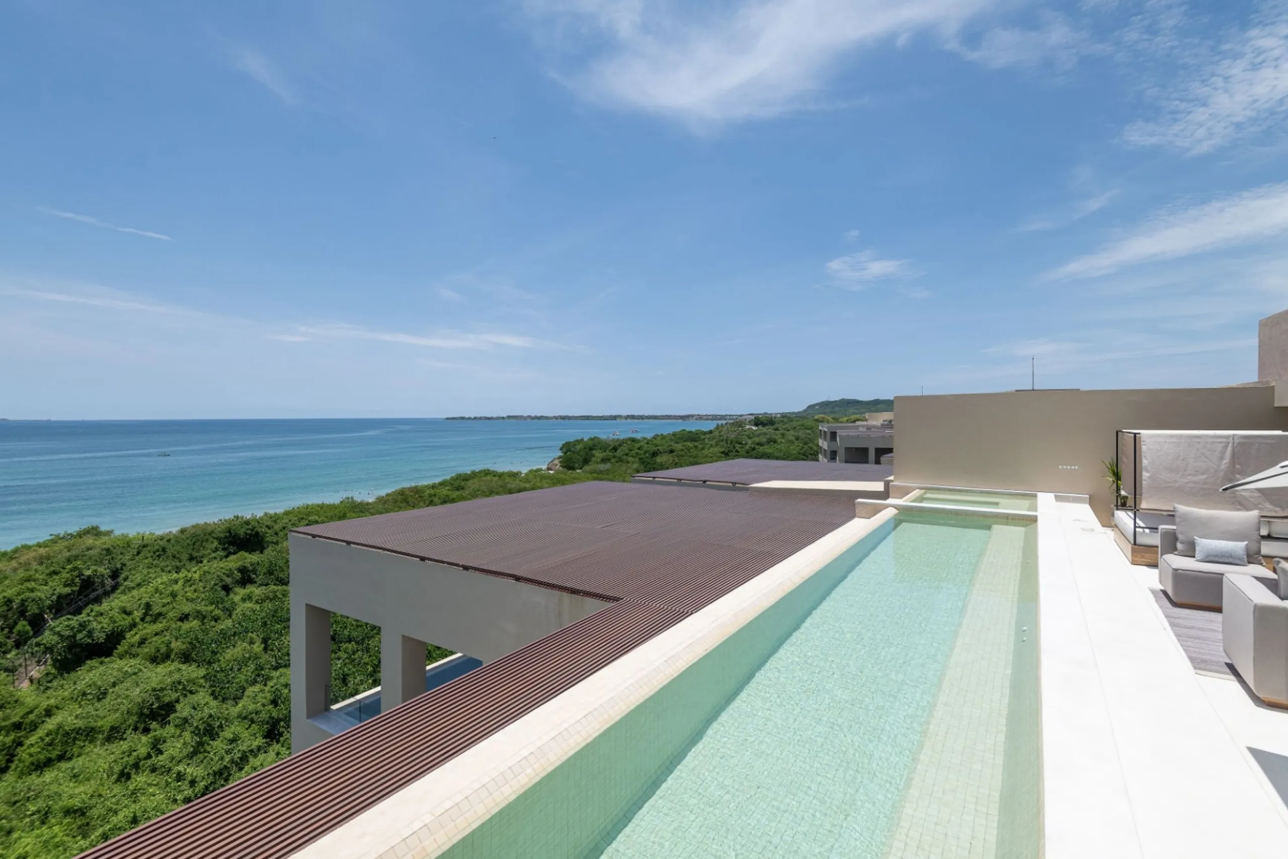 Tranquil Punta de Mita Oceanview Penthouse with Dual Infinity Pools & Rooftop Oasis — photograph 10