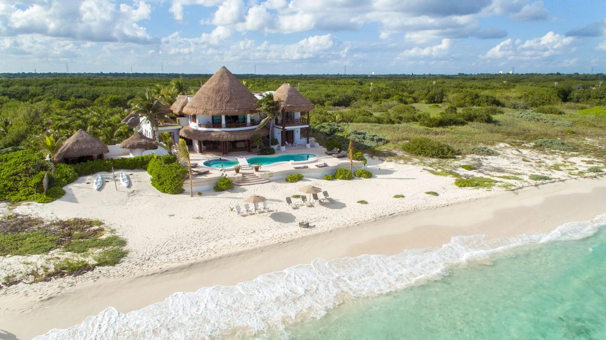 Mayan Riviera Retreat Villa with Pool and Private Beach, Puerto Morelos