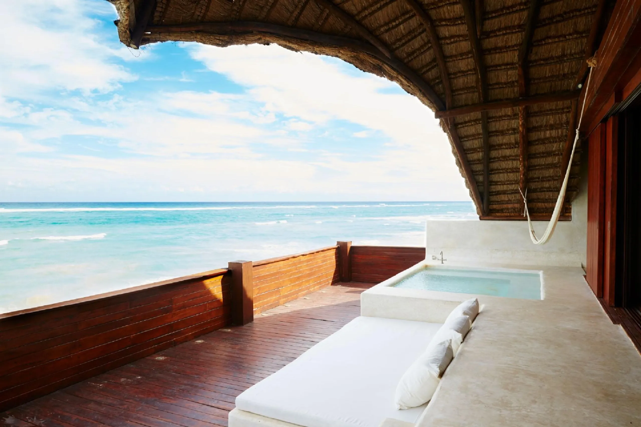 Eco Chic Beach Front Tulum Villa with Private Pool and Panoramic Ocean Views — photograph 8