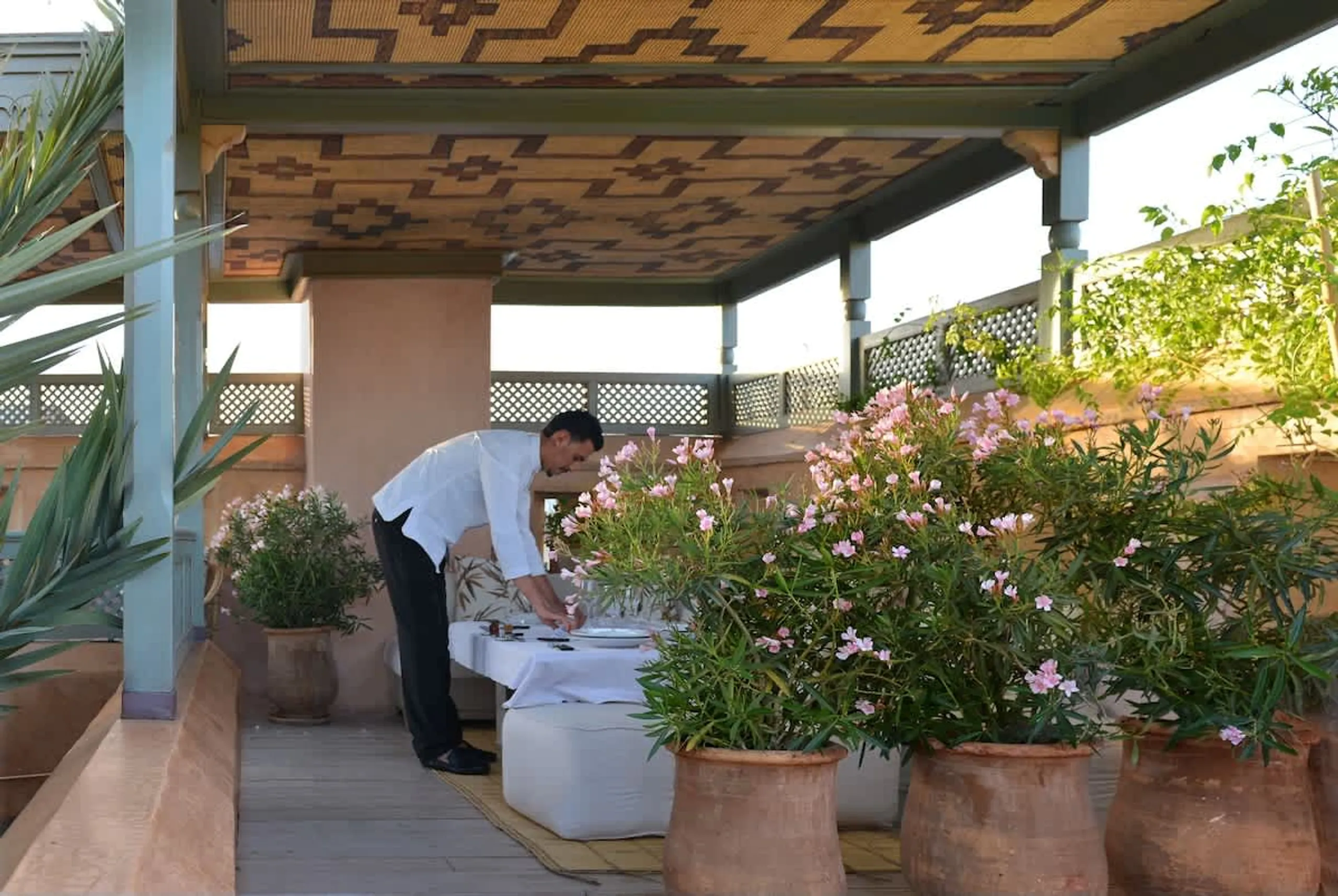 Sumptuous Medina Escape with Pool, Private Terraces, and Luxurious Hammam — photograph 9
