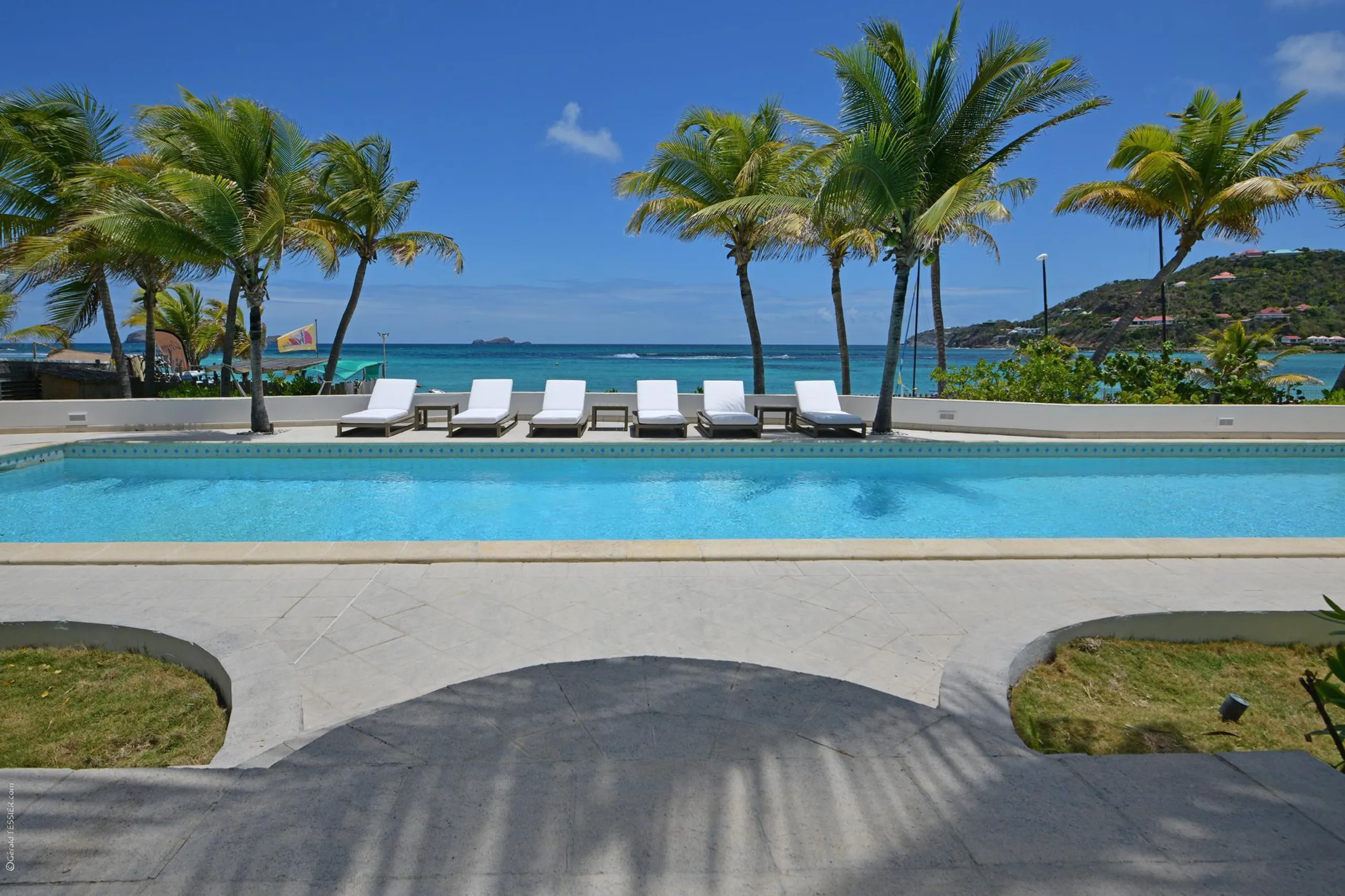 Elegant Paradise Estate with Private Pool and Walks to Beach, St Jean Beach