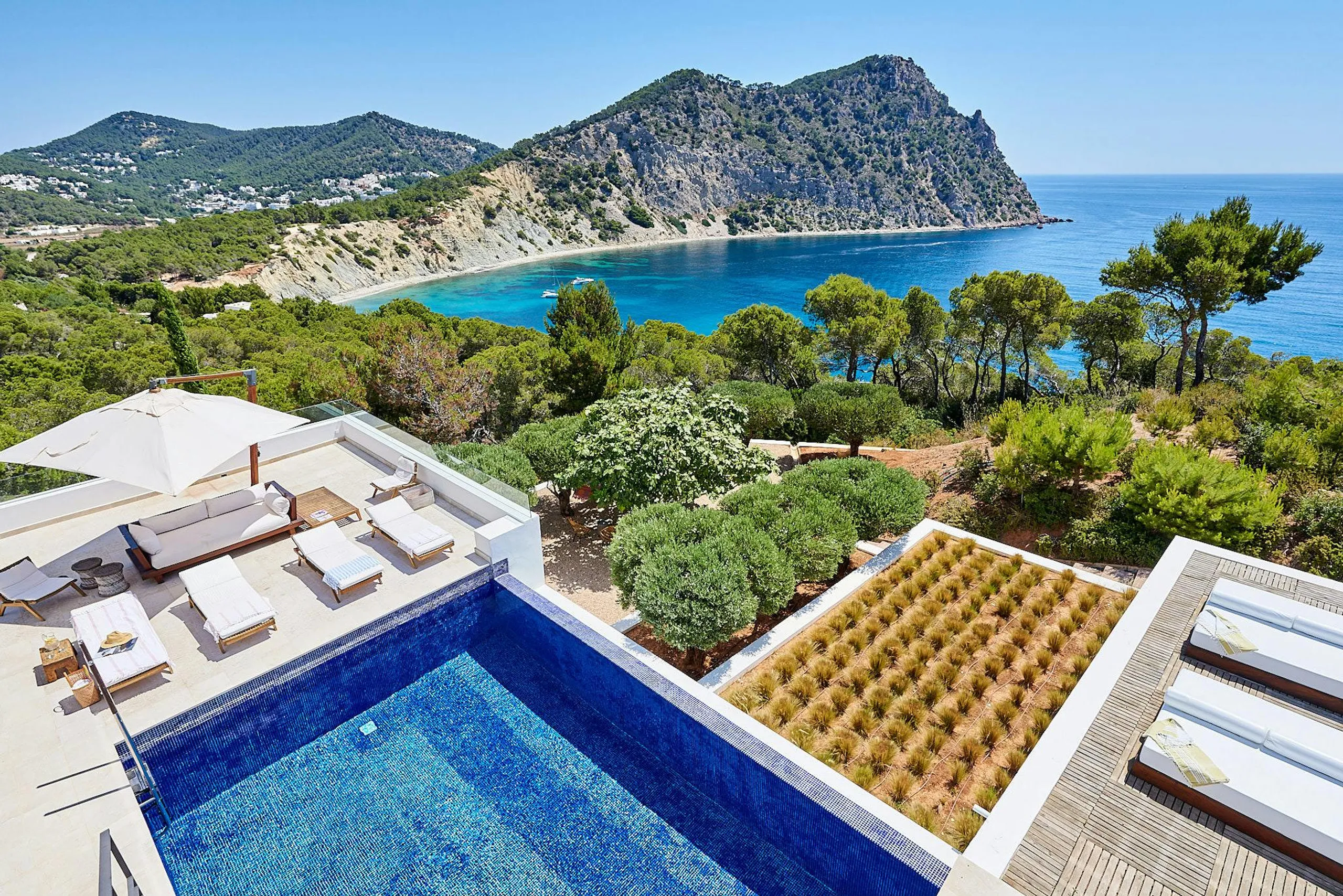 Breathtaking Contemporary Ibiza Estate with Private Pool and Sweeping Ocean Views, Ibiza
