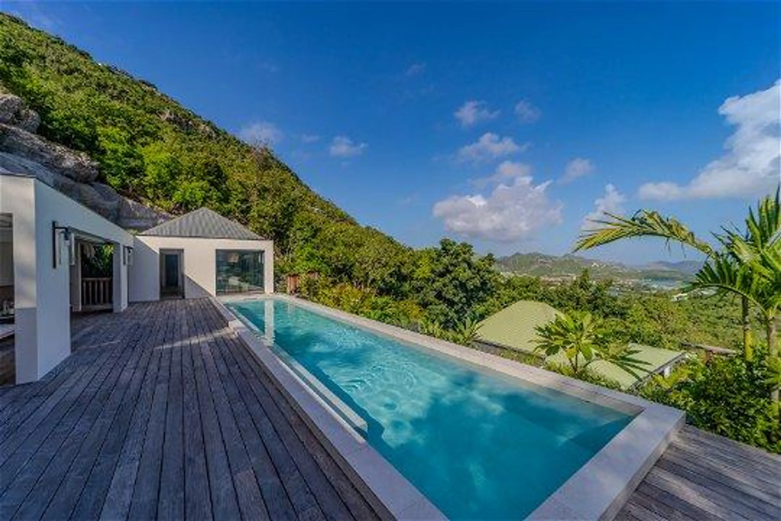Calming Caribbean Villa with Private Heated Pool and Hill Views, St. Jean