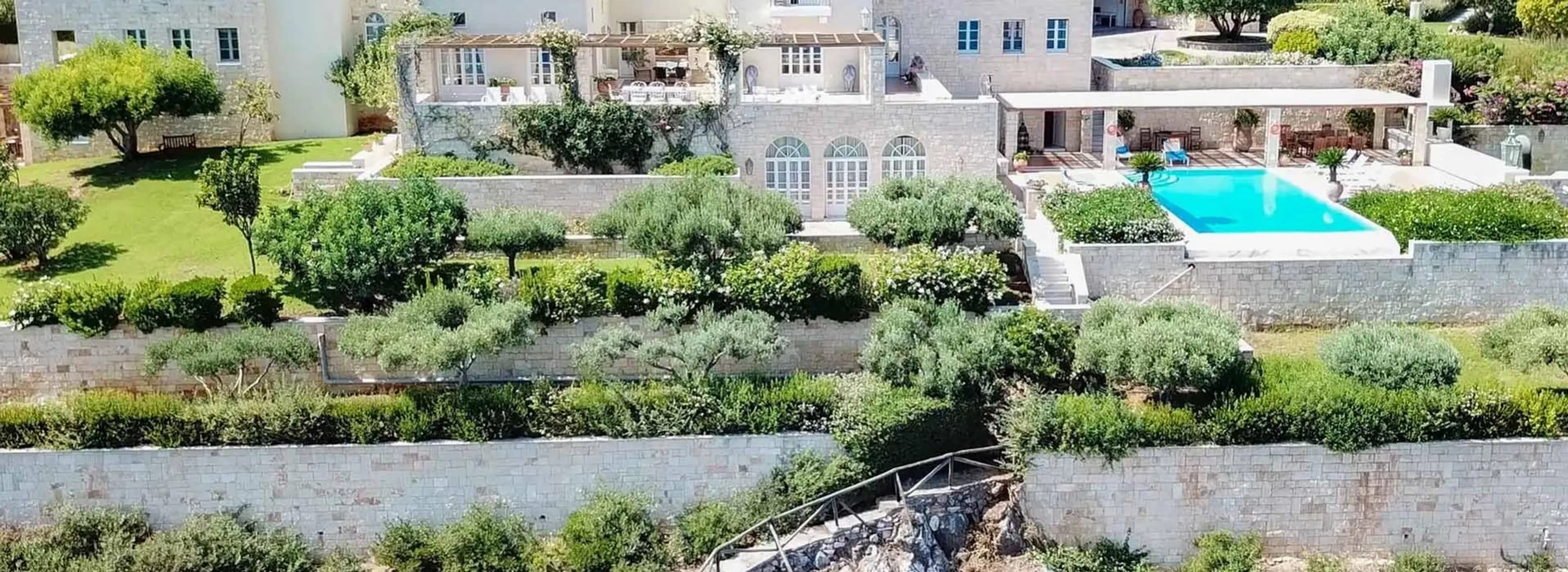 Majestic Villa with Private Heated Pool and Amazing Views of Endless Blue Touching the Horizon in Santorini