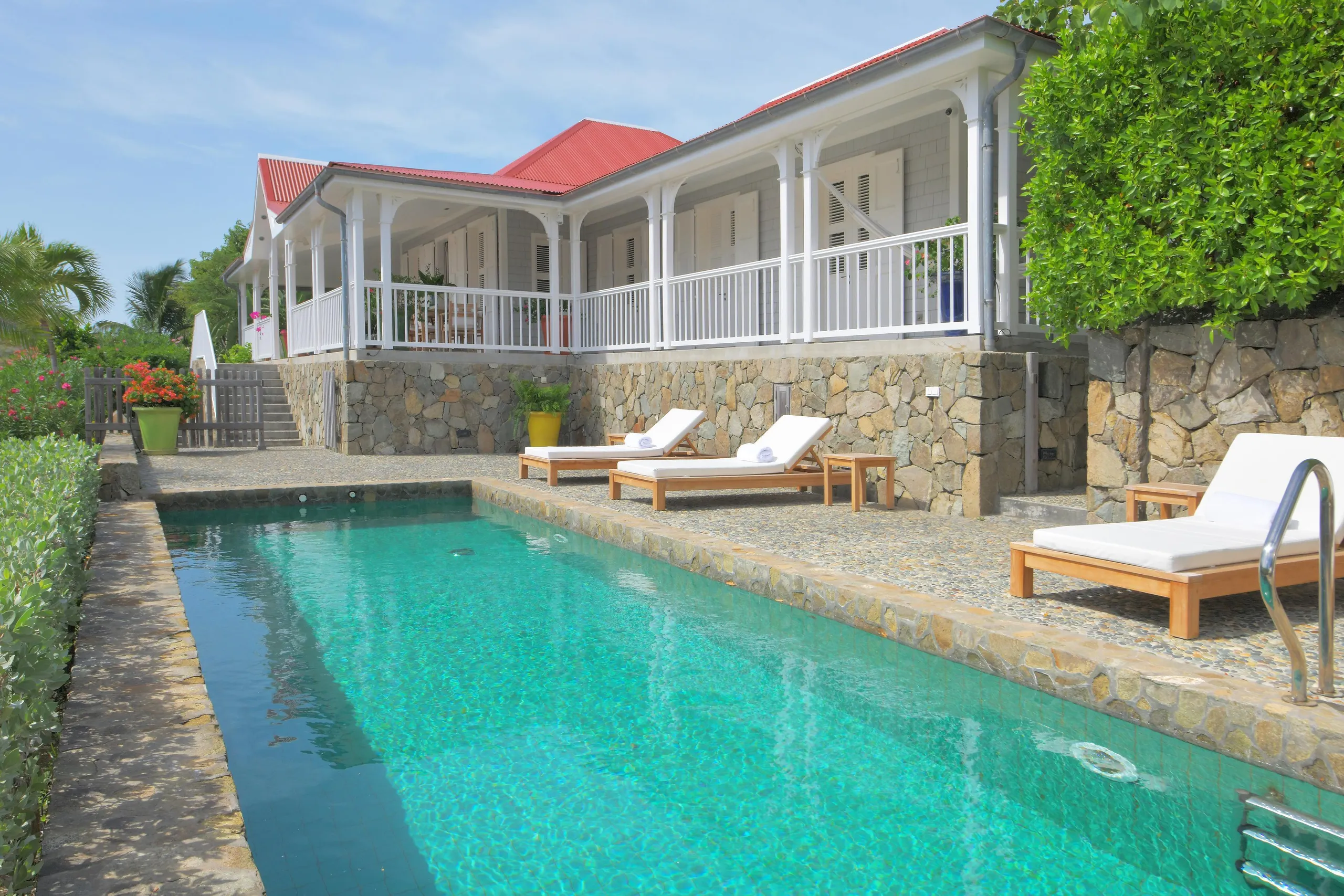 Refreshing Paradise Estate with Private Pool and Ocean Views, Gustavia
