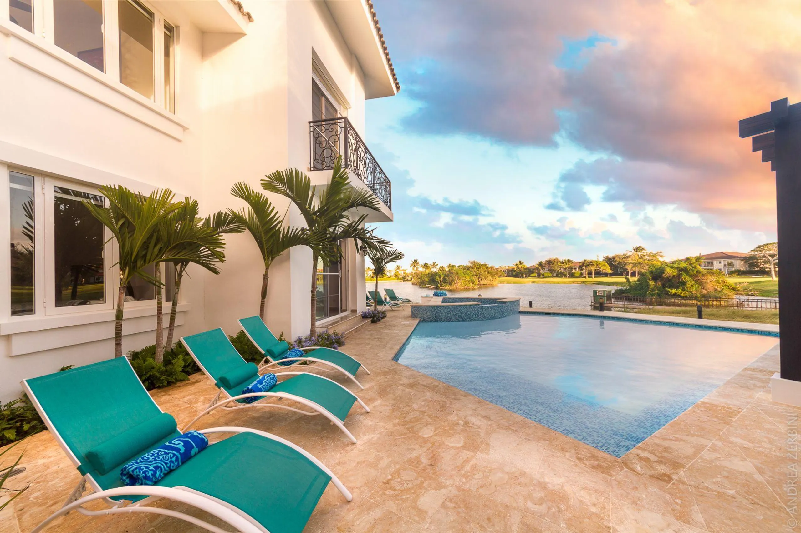 Majestic State of the Art Villa with Private Heated Pool, Jacuzzi and Lake Views, Punta Cana