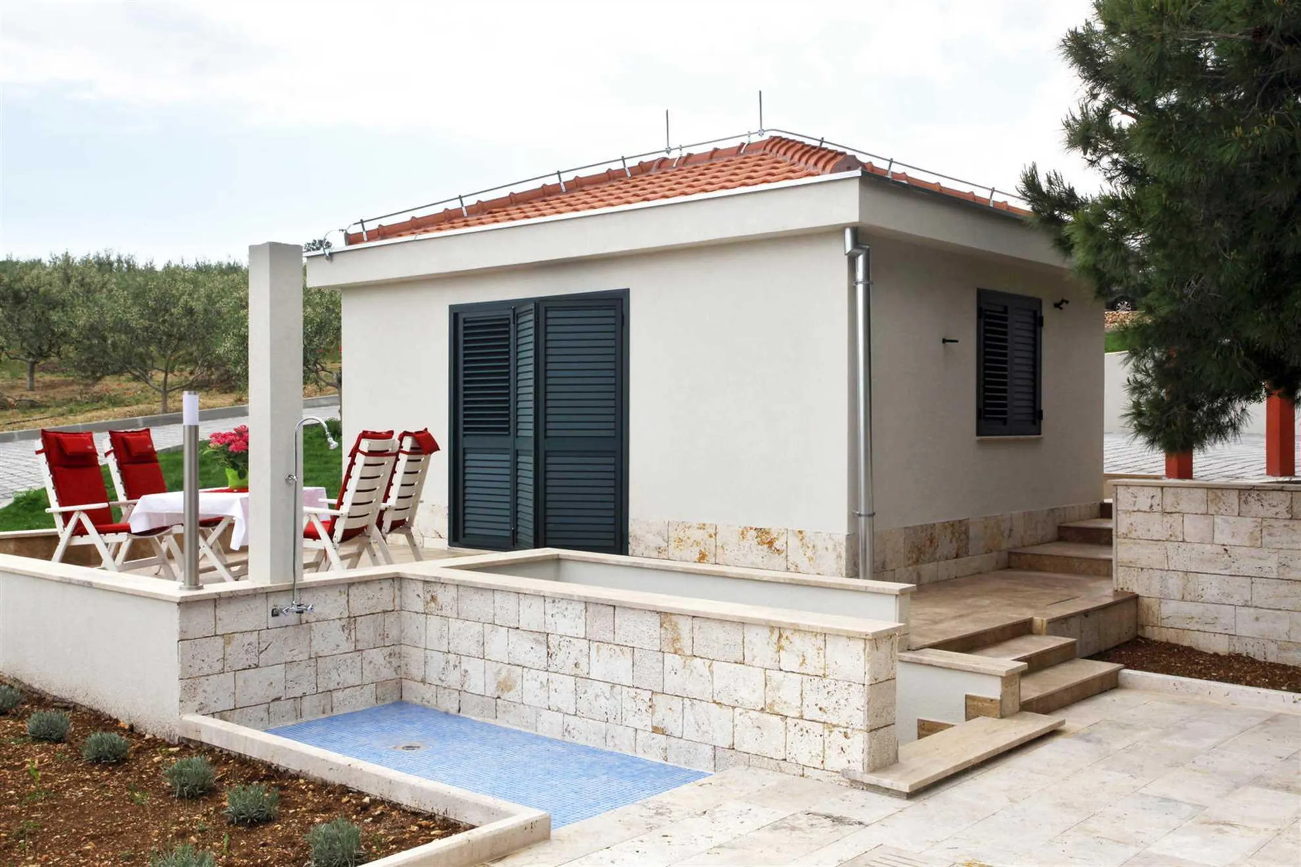 Pet-Friendly Villa with Pool and Olive Garden in Prgomet — photograph 6