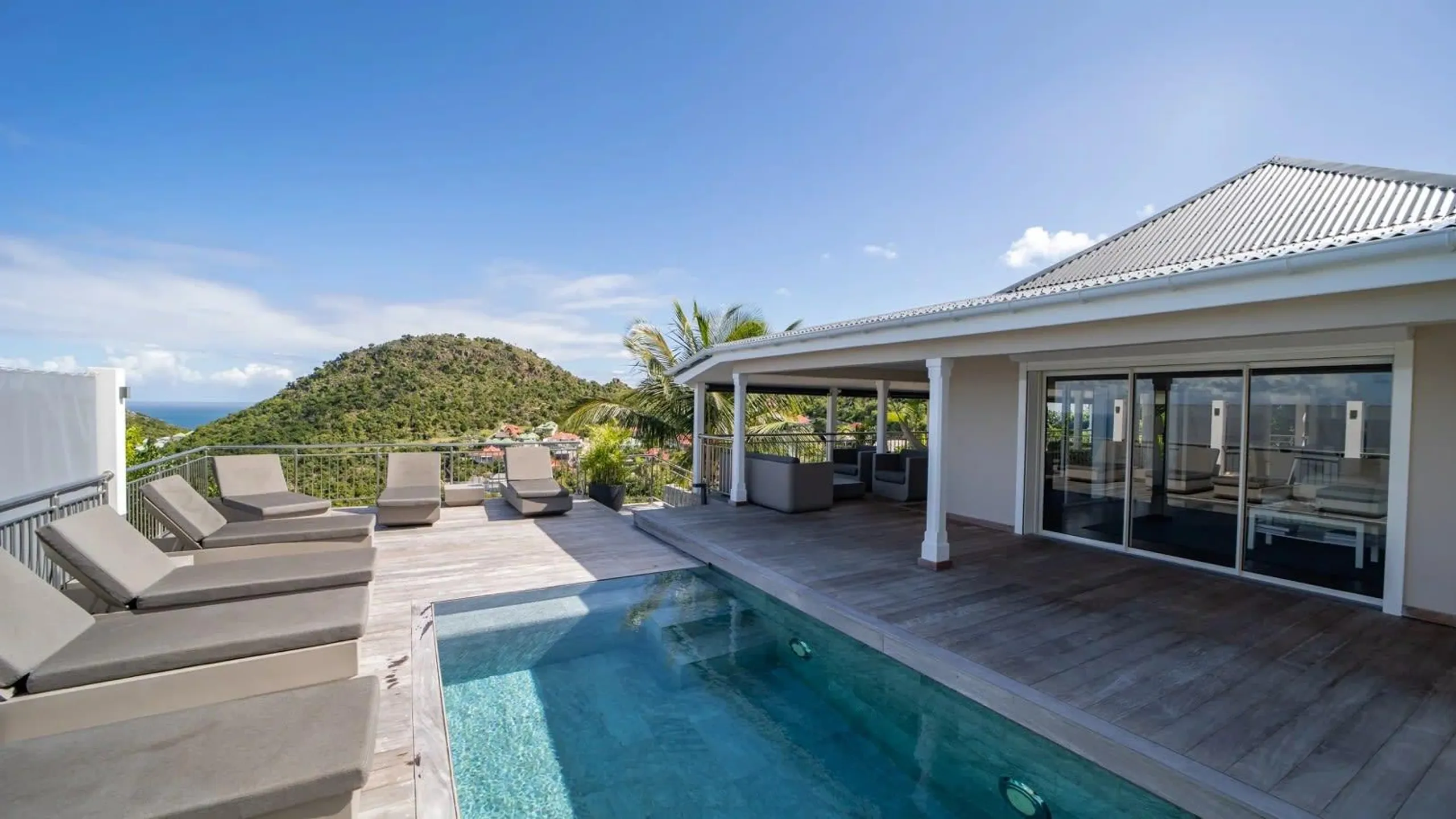 Stunning Oceanfront Villa with Waterfall Pool, Saint Barthelemy