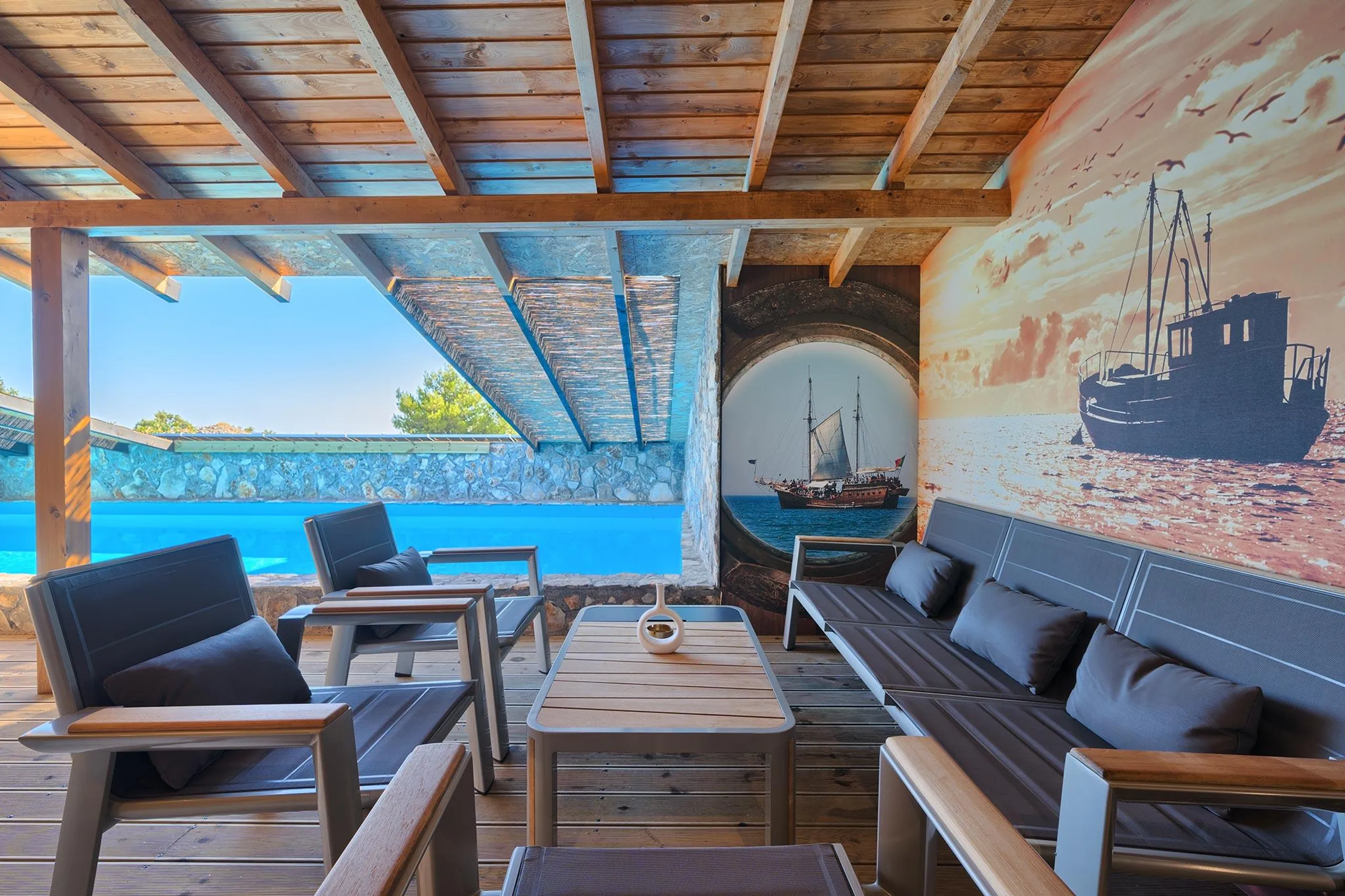 Plush Villa with Private Pool, Sauna, and Enchanting View of Murter Island — photograph 8