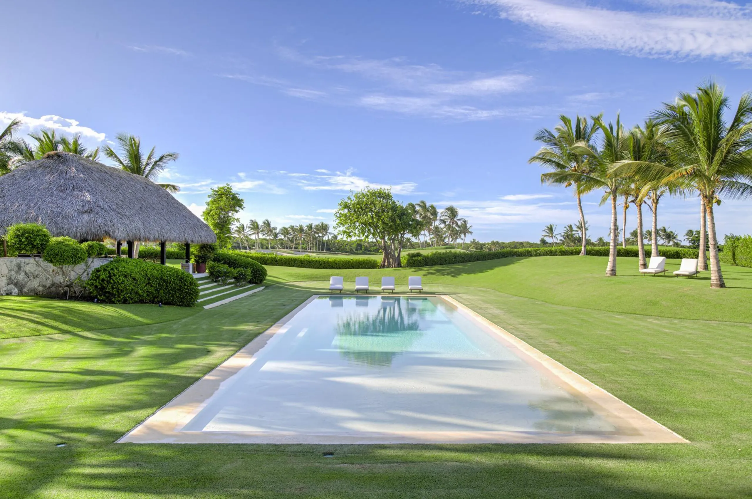 Exquisite Villa with Private Pool Overlooking the 10th Hole of Corales Golf Course, Punta Cana