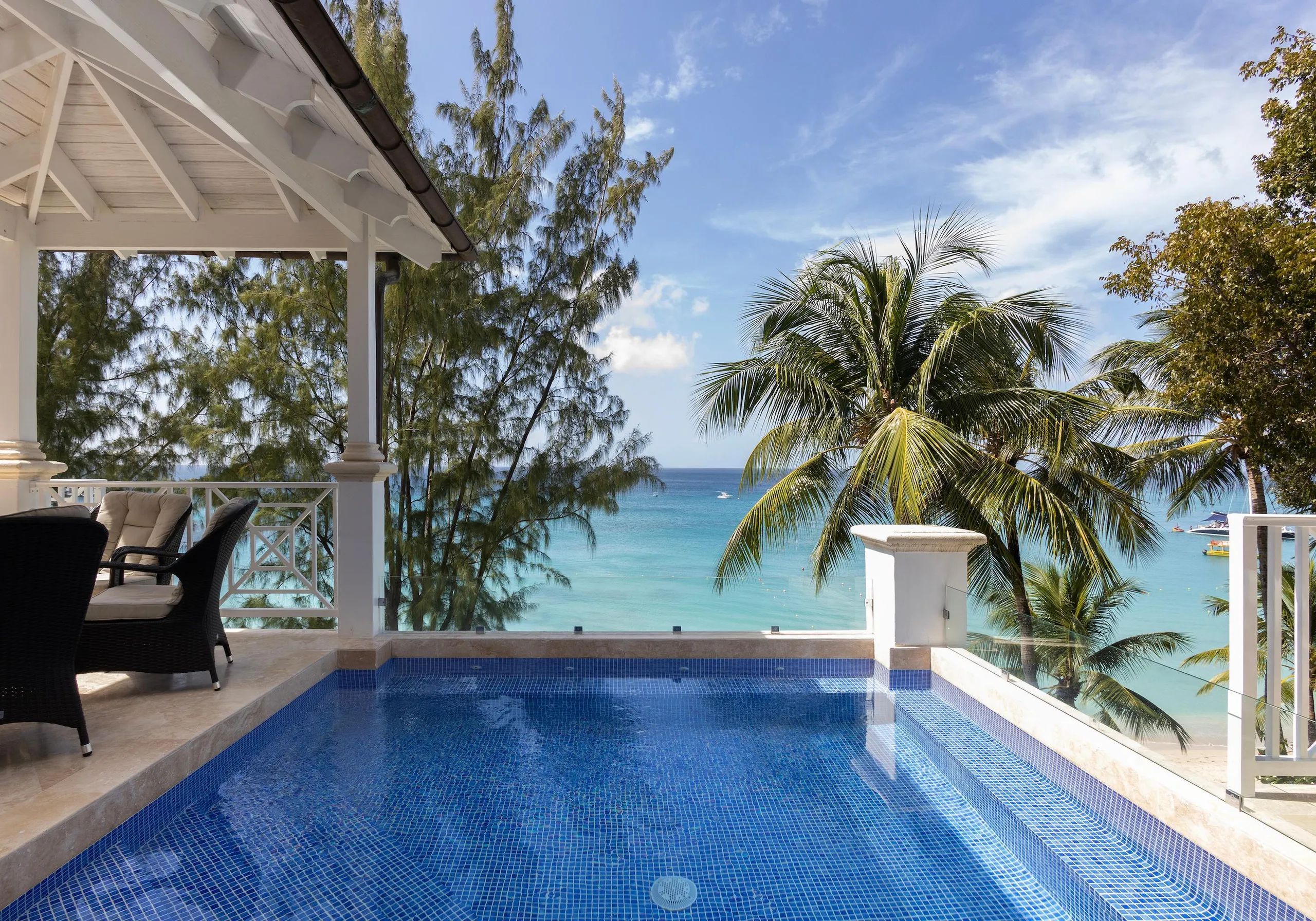 Barbados Airy and Spacious Beachfront Property with Caribbean Sea Views, St. James