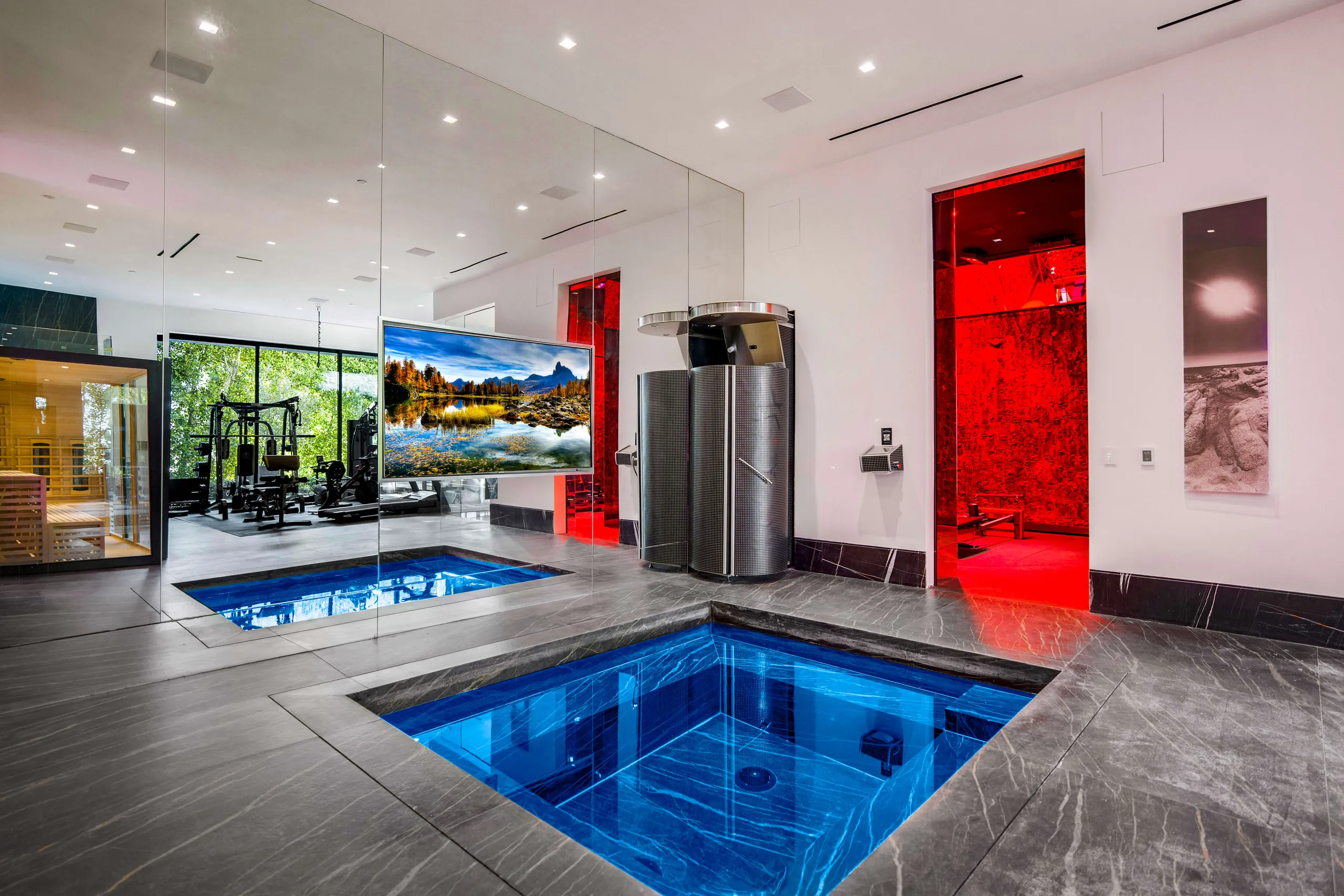 Sophisticated Sunset Strip Villa with Cryo Spa, Theater & City Views — photograph 7