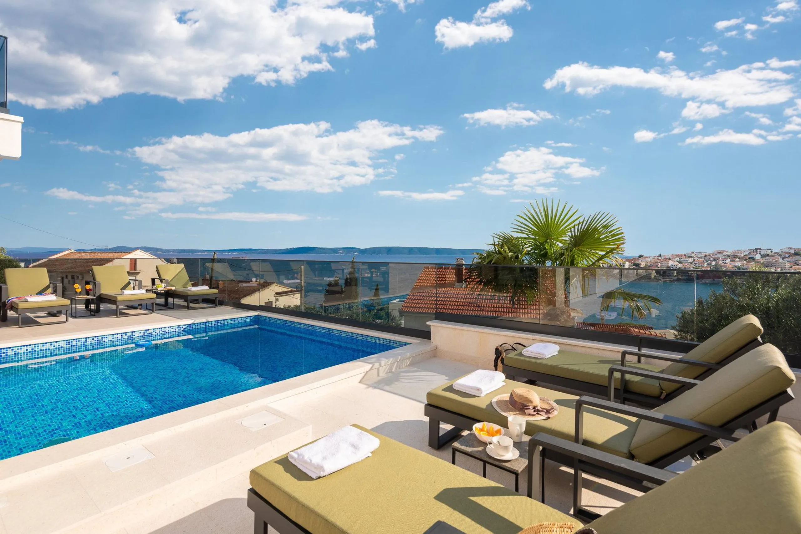 Posh Villa Oasis in Okrug Gornji with Pool Panoramic Views and Family-Friendly Amenities — photograph 6