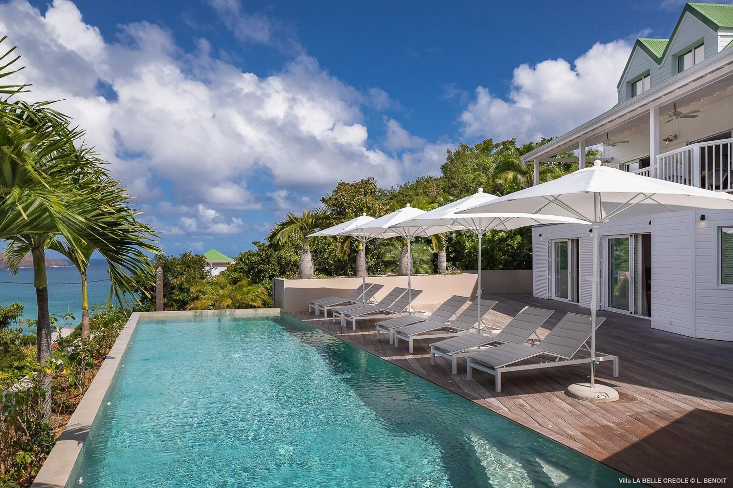 Posh St Jean Luxury Seaview Villa with Private Pool, St Jean Beach