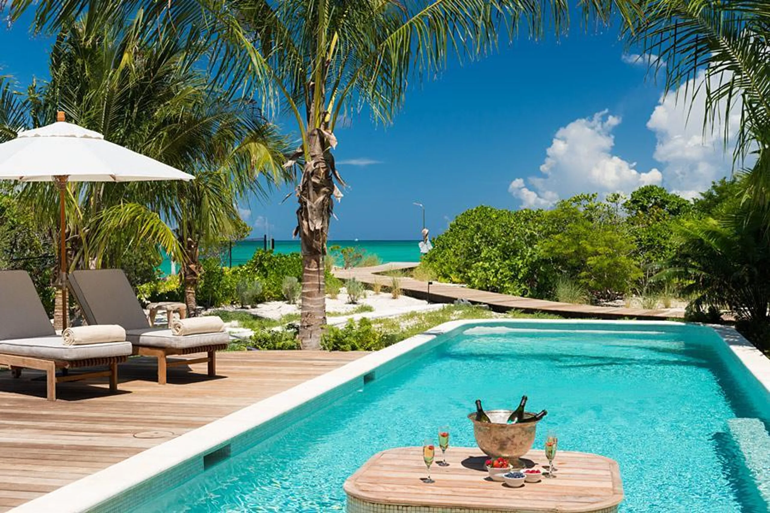 Majestic Colonial-Style Beachfront Haven with Private Pool on Grace Bay Beach, Providenciales