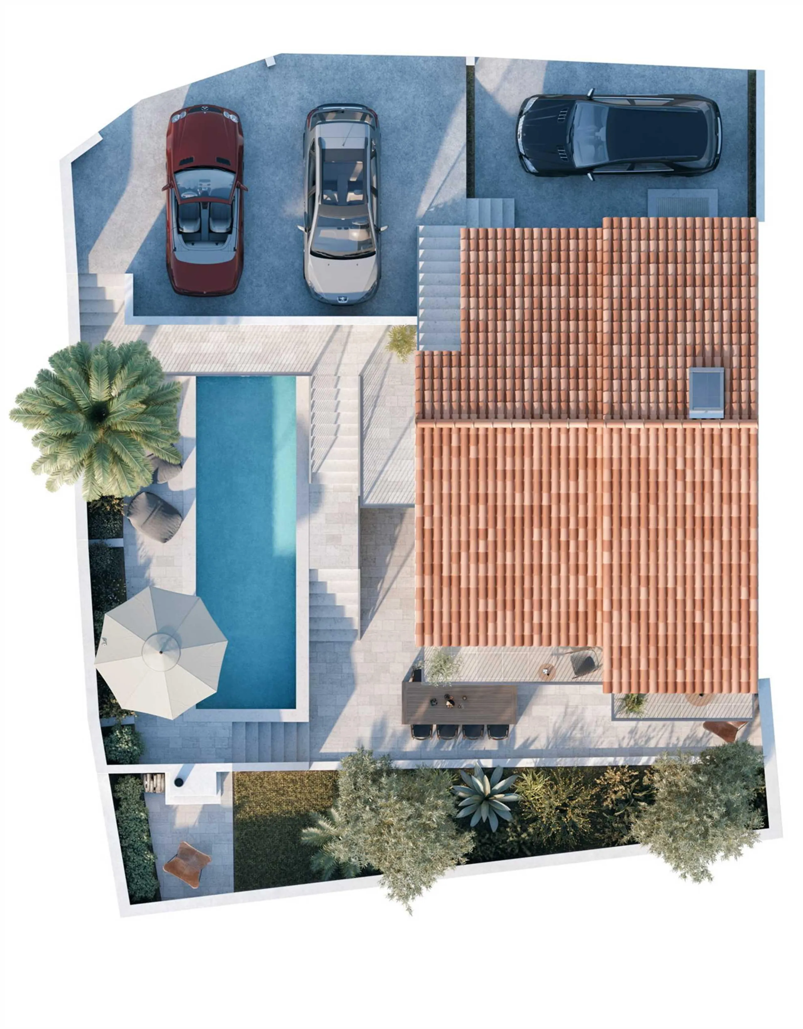 Plush Seaside Villa with Heated Pool — photograph 8