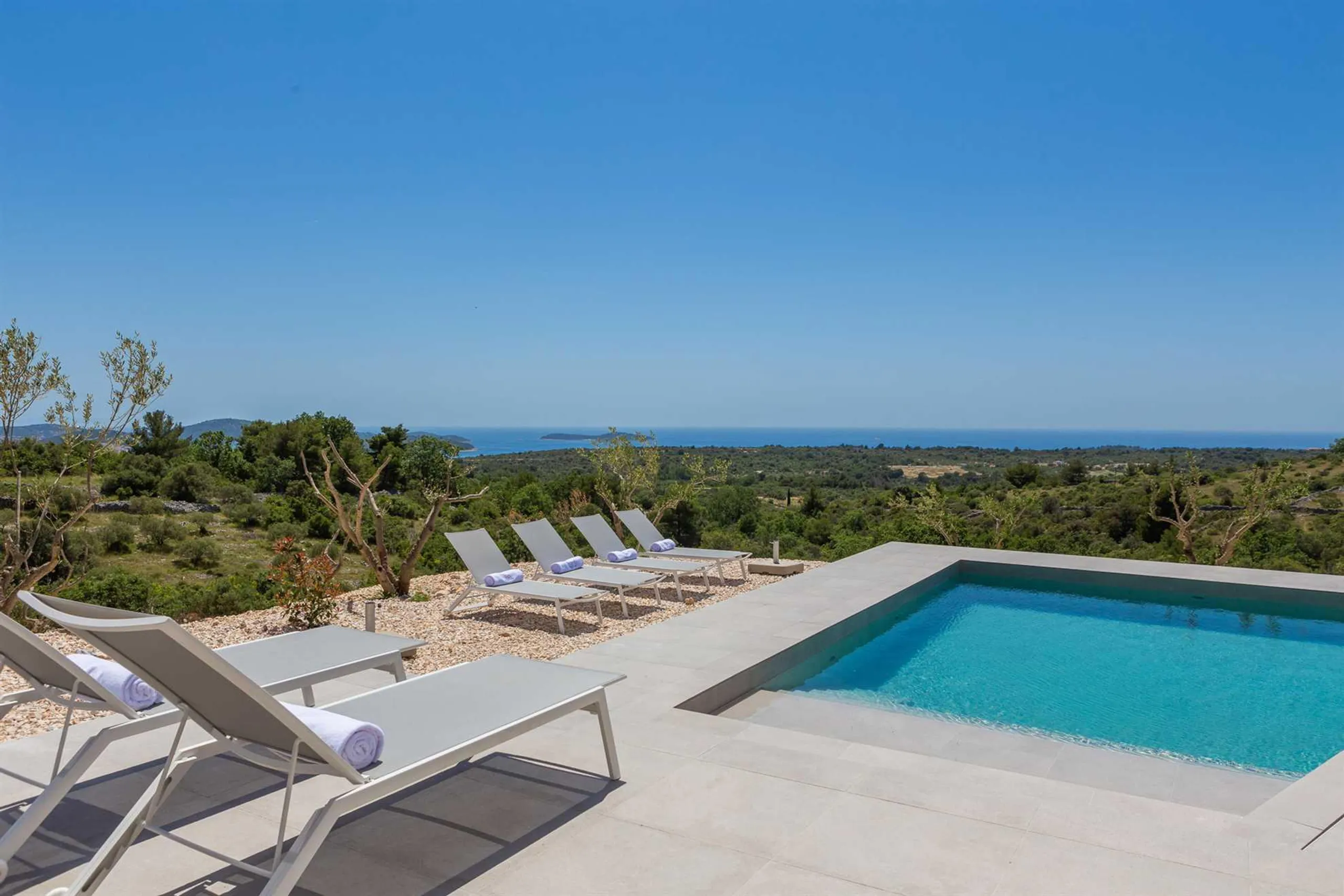 Spectacular Villa with Pool and Stunning views of the Nearby Rogoznica Archipelago, Primosten